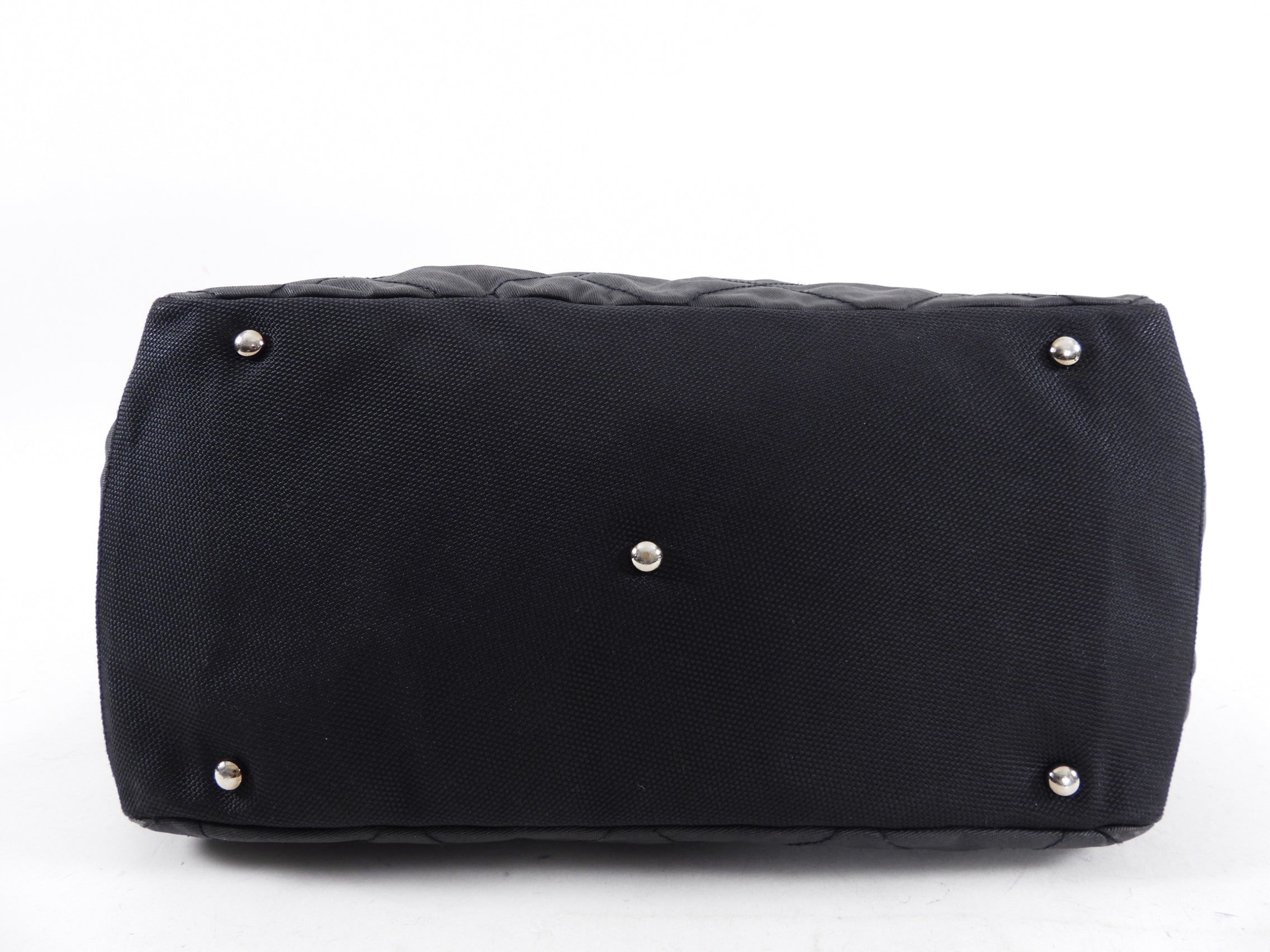 Chanel Paris Biarritz Coated Canvas Quilted Shoulder Bag