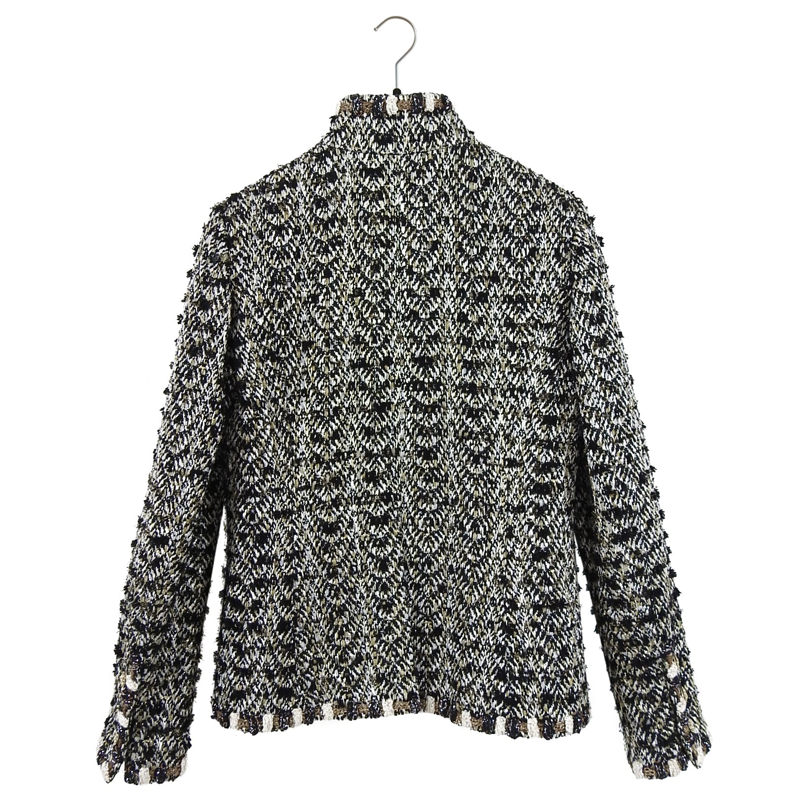 Chanel Pre-Fall 2012 Bombay Runway Gold Tweed Skirt Suit - 38 / 6