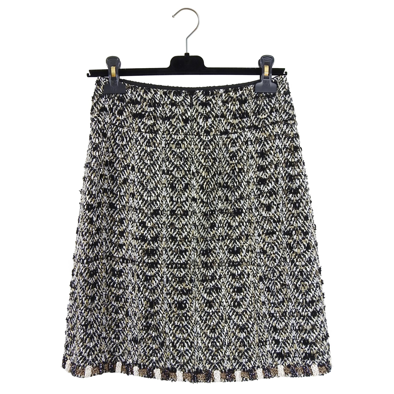 Chanel Pre-Fall 2012 Bombay Runway Gold Tweed Skirt Suit - 38 / 6