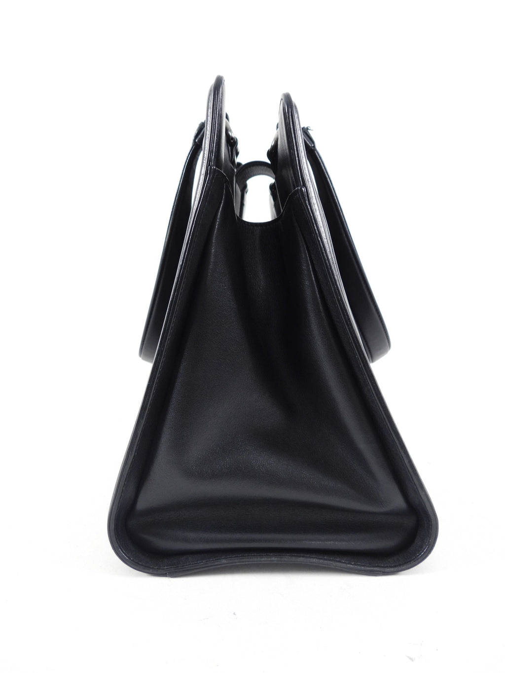 Chanel Black Classic Chevron Large Le Boy Tote Bag