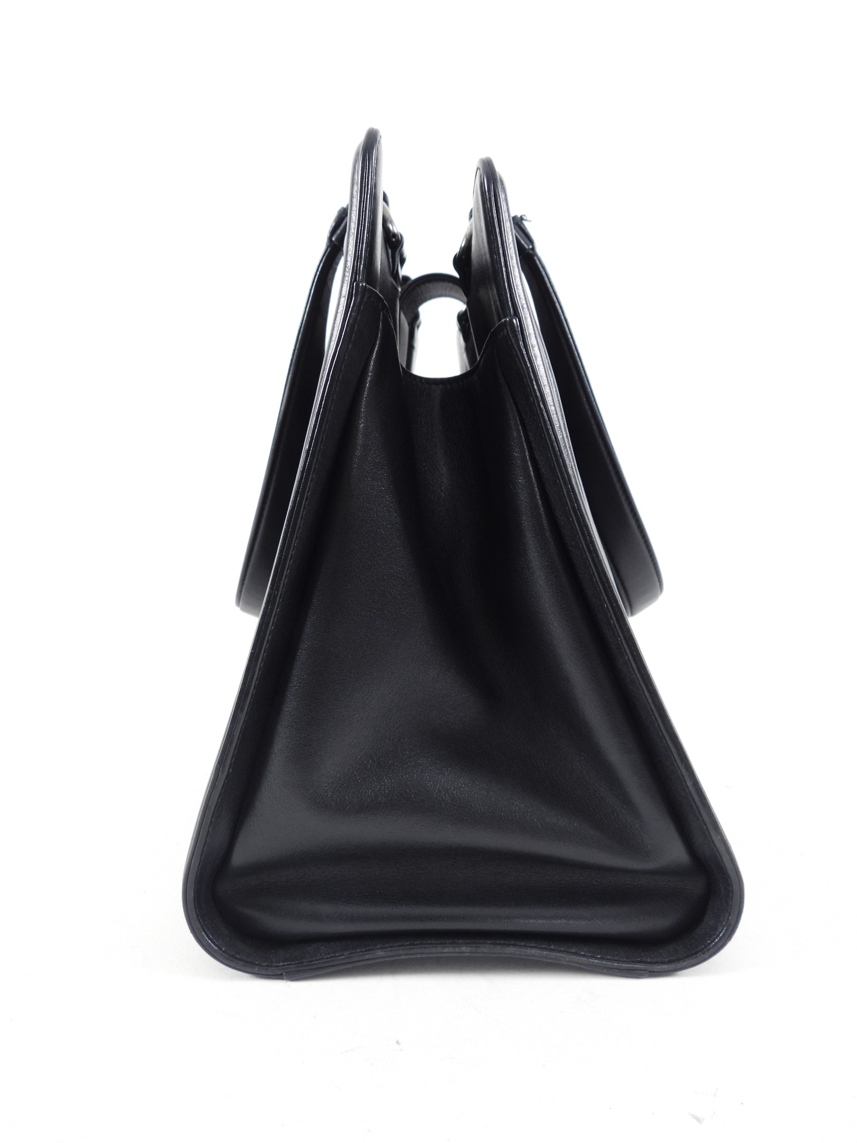Chanel Black Classic Chevron Large Le Boy Tote Bag
