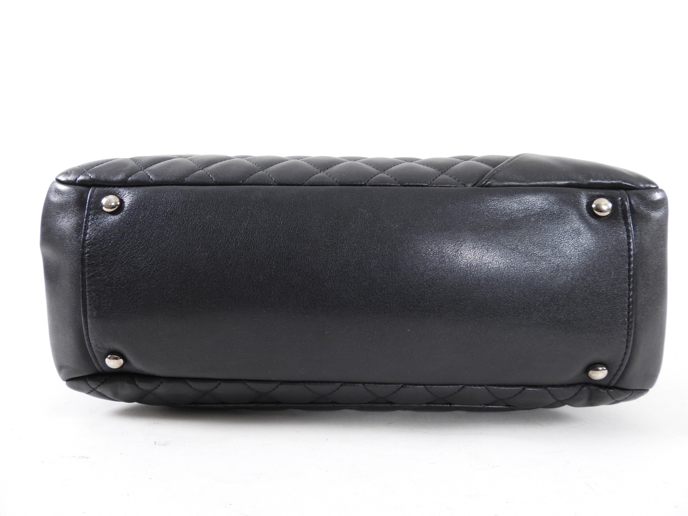 Chanel Black and White Cambon CC Shoulder Flap Bag