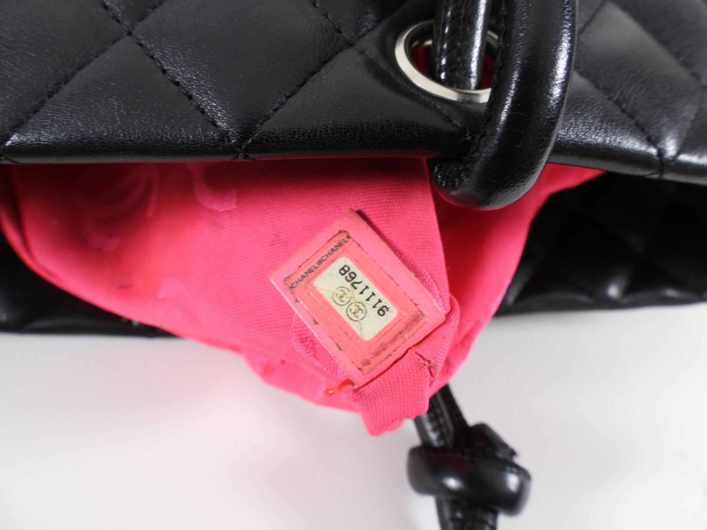 Chanel 2004 Cambon Black and White CC Tote Bag