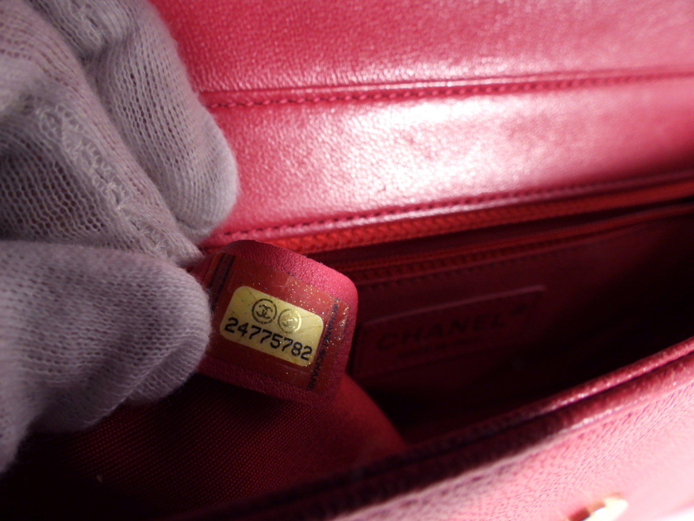 Chanel Cherry Pink Leather Mademoiselle Vintage Medium Flap Bag