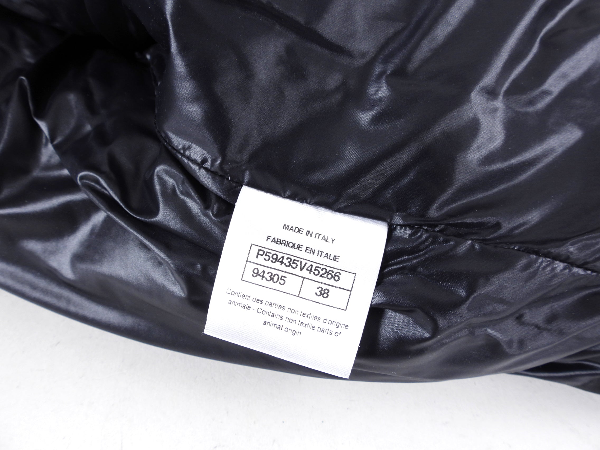 Chanel Coco Neige Black Hooded Jacket / Vest - FR38 / USA 6
