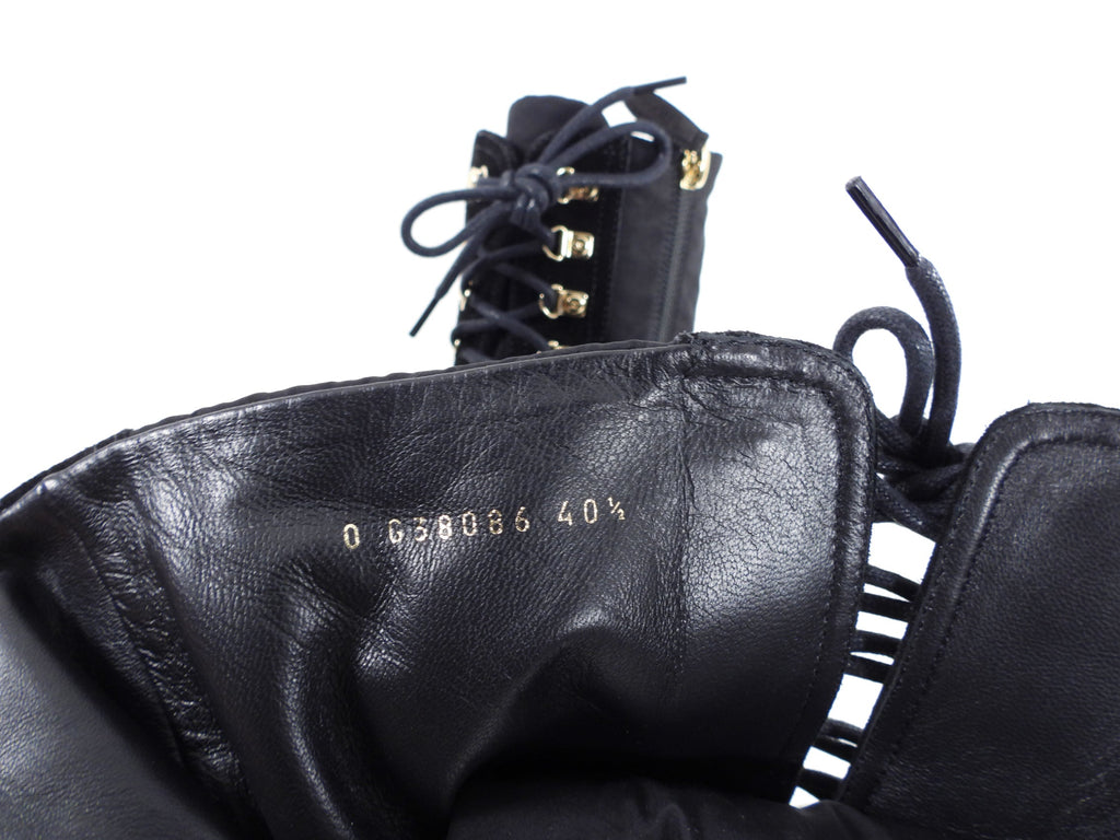 Chanel 2021 Combo Nylon Patent Ankle Boot - 40.5 / 9.5