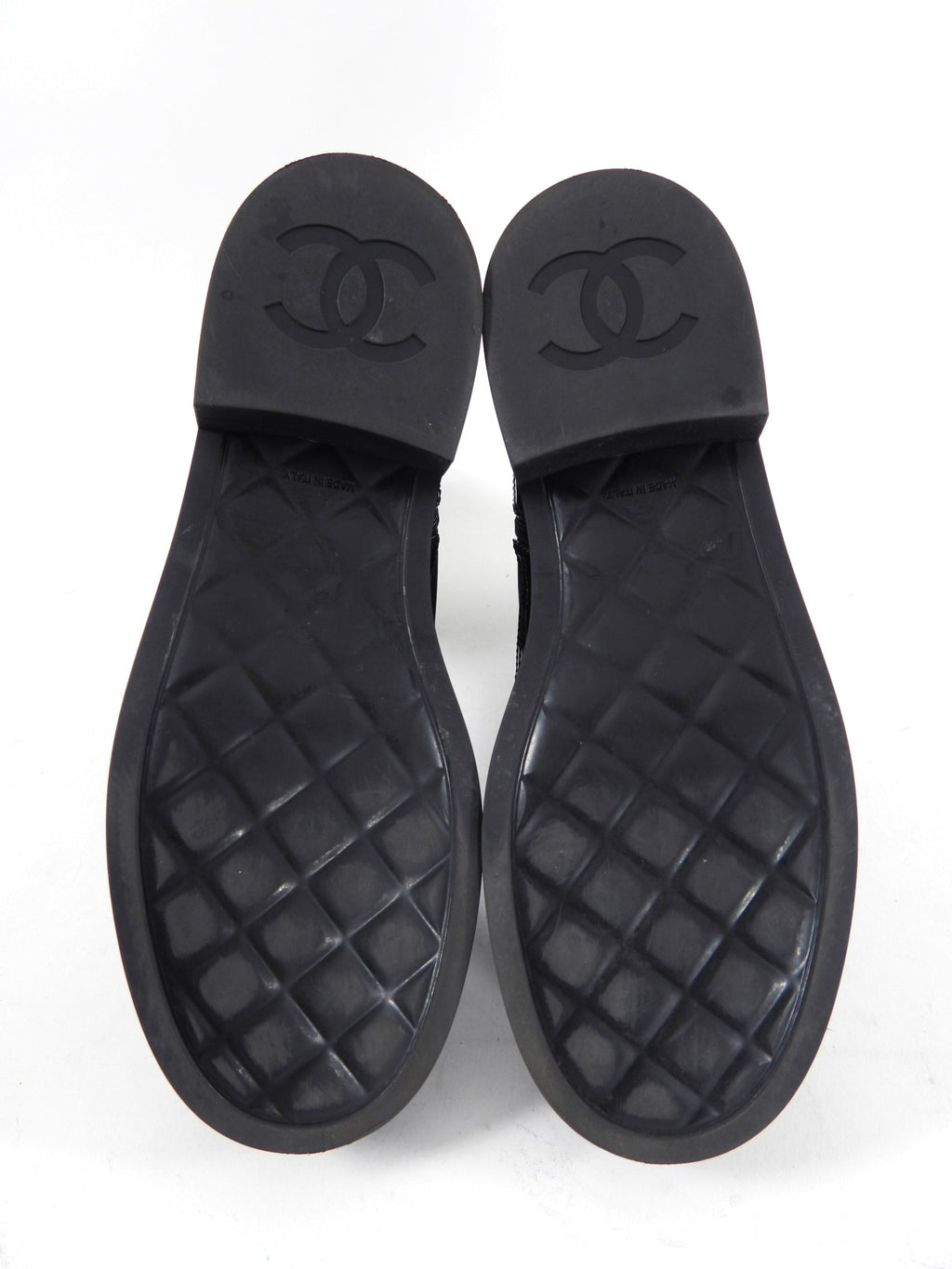 Chanel 2021 Combo Nylon Patent Ankle Boot - 40.5 / 9.5