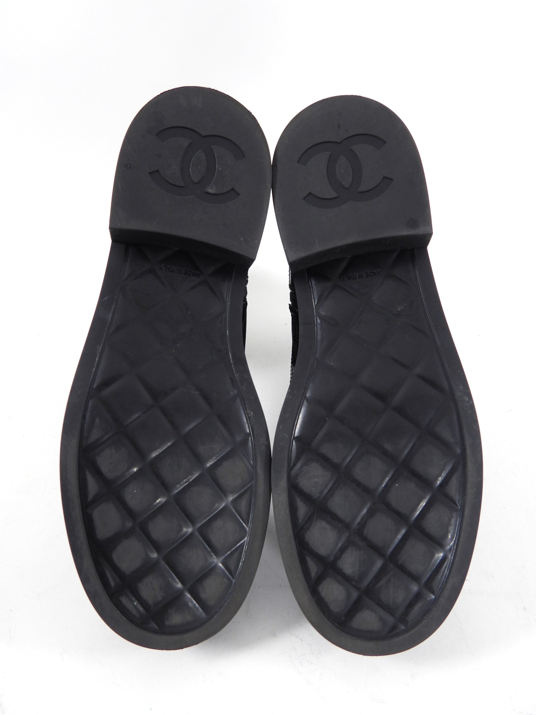 Chanel 2021 Combo Nylon Patent Ankle Boot - 40.5 / 9.5