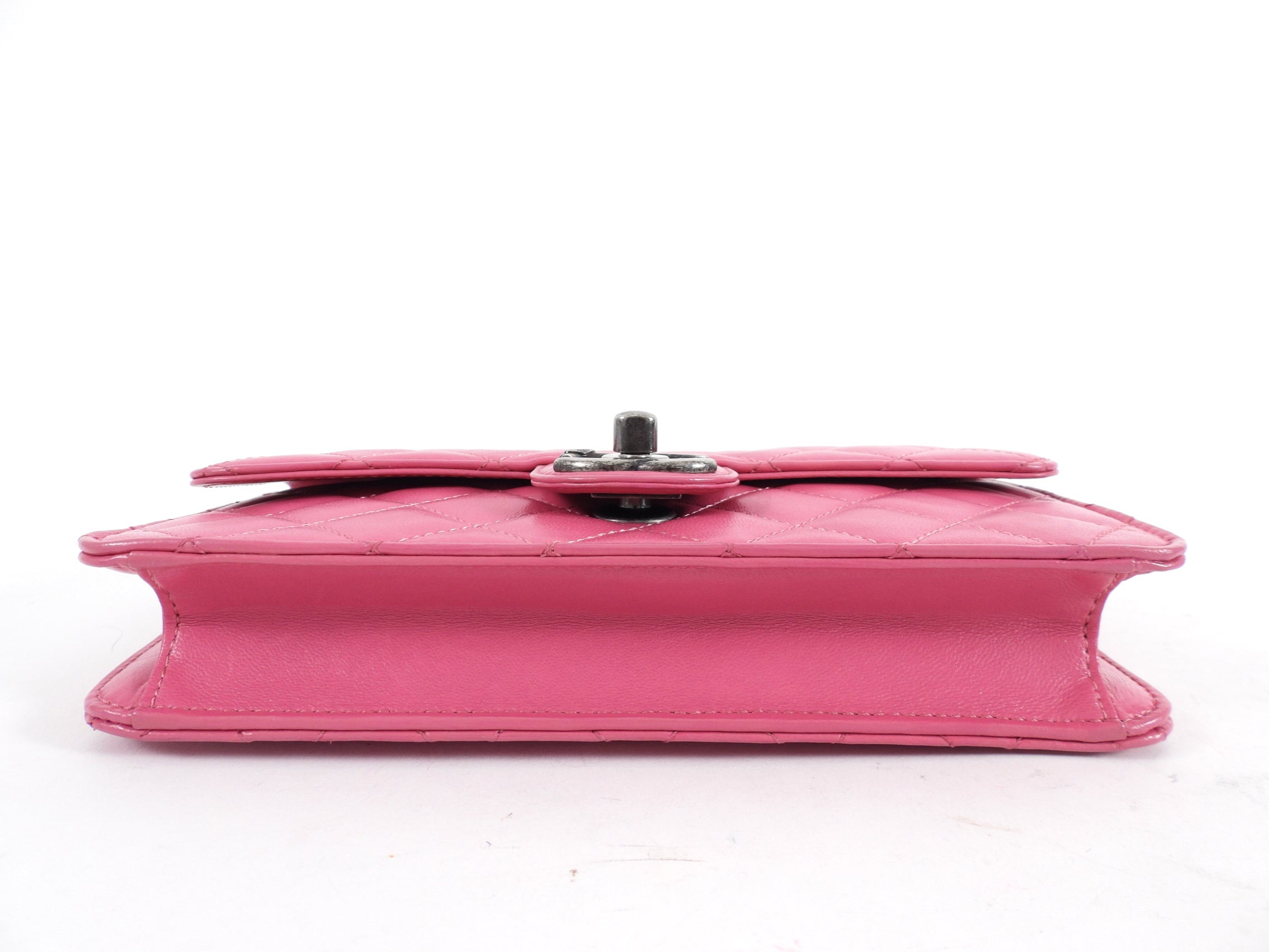 Chanel Crossing Times Cherry Pink Small Flap Bag