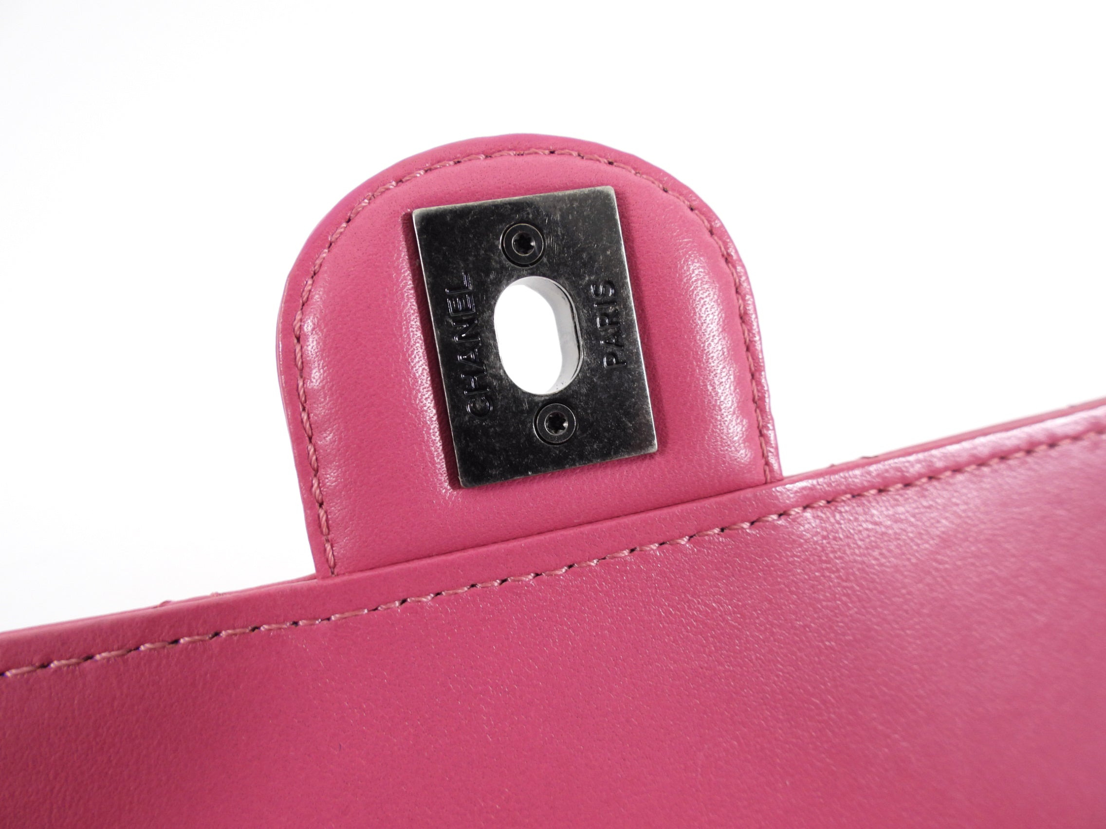 Chanel Crossing Times Cherry Pink Small Flap Bag