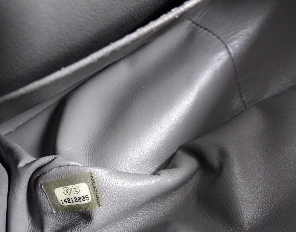 Chanel Grey Aged Calfskin Medium 226 Double Flap Bag