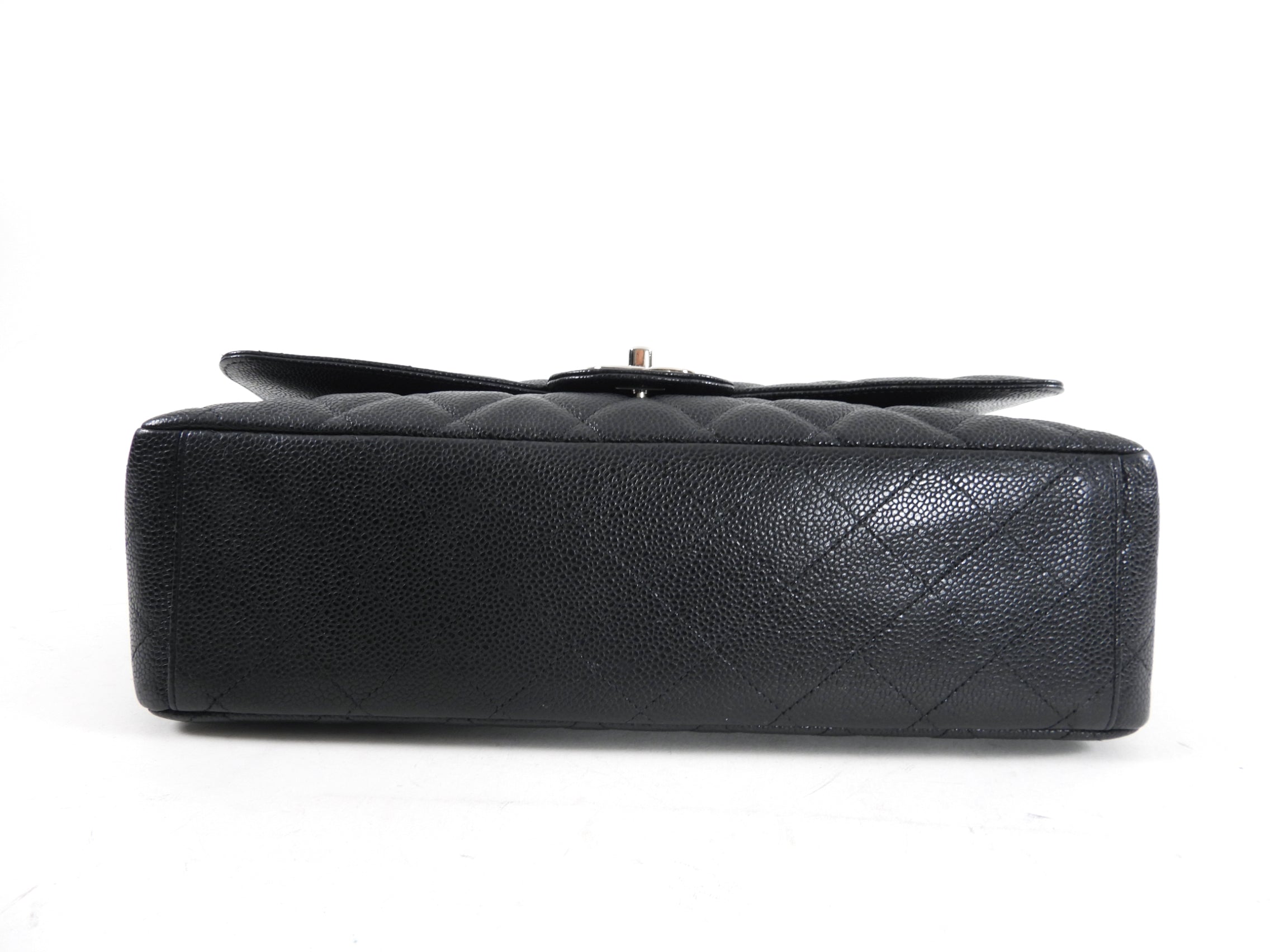 Chanel Black Caviar Maxi Classic Double Flap Bag