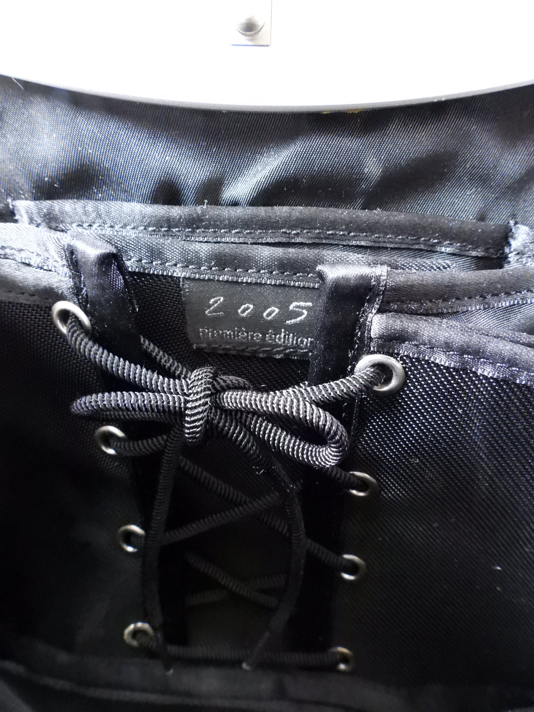 Chanel Black  Suede 2005 Millenium Hip / Butt Bag