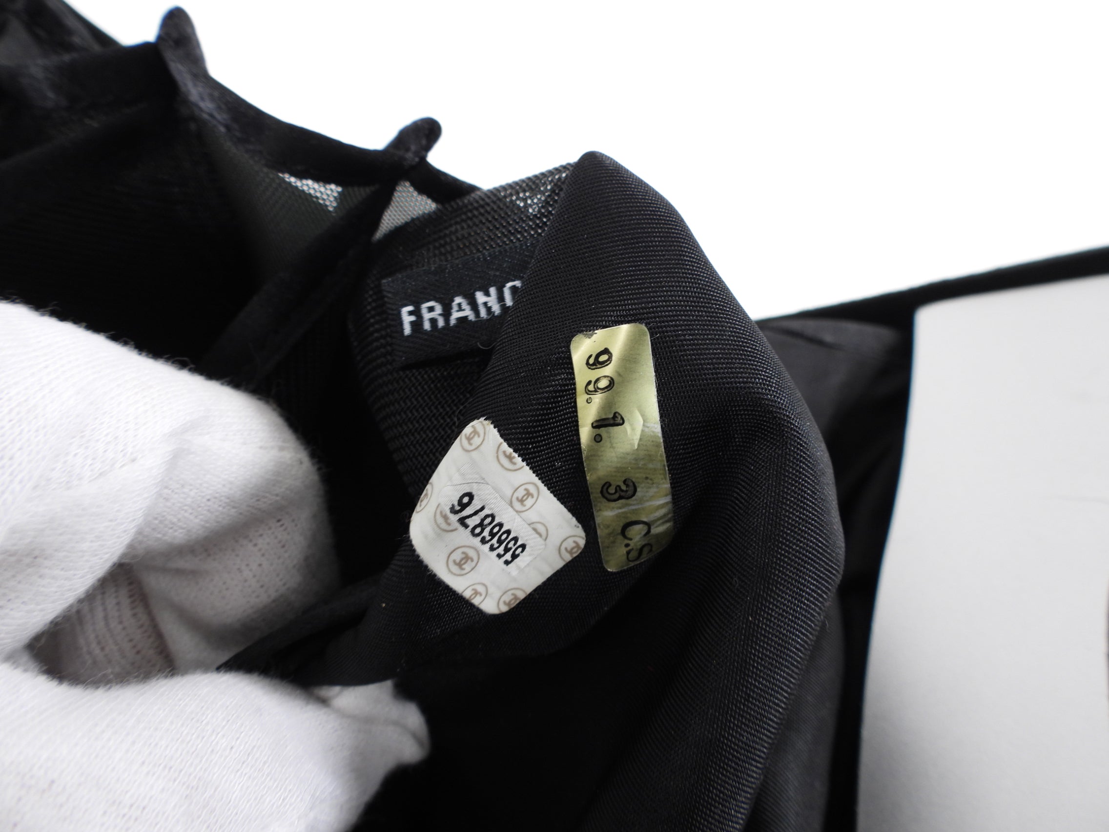 Chanel Black  Suede 2005 Millenium Hip / Butt Bag