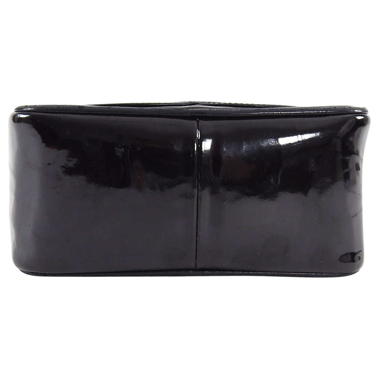Chanel Vintage 1986 Mini Black Patent CC Logo Camera Bag