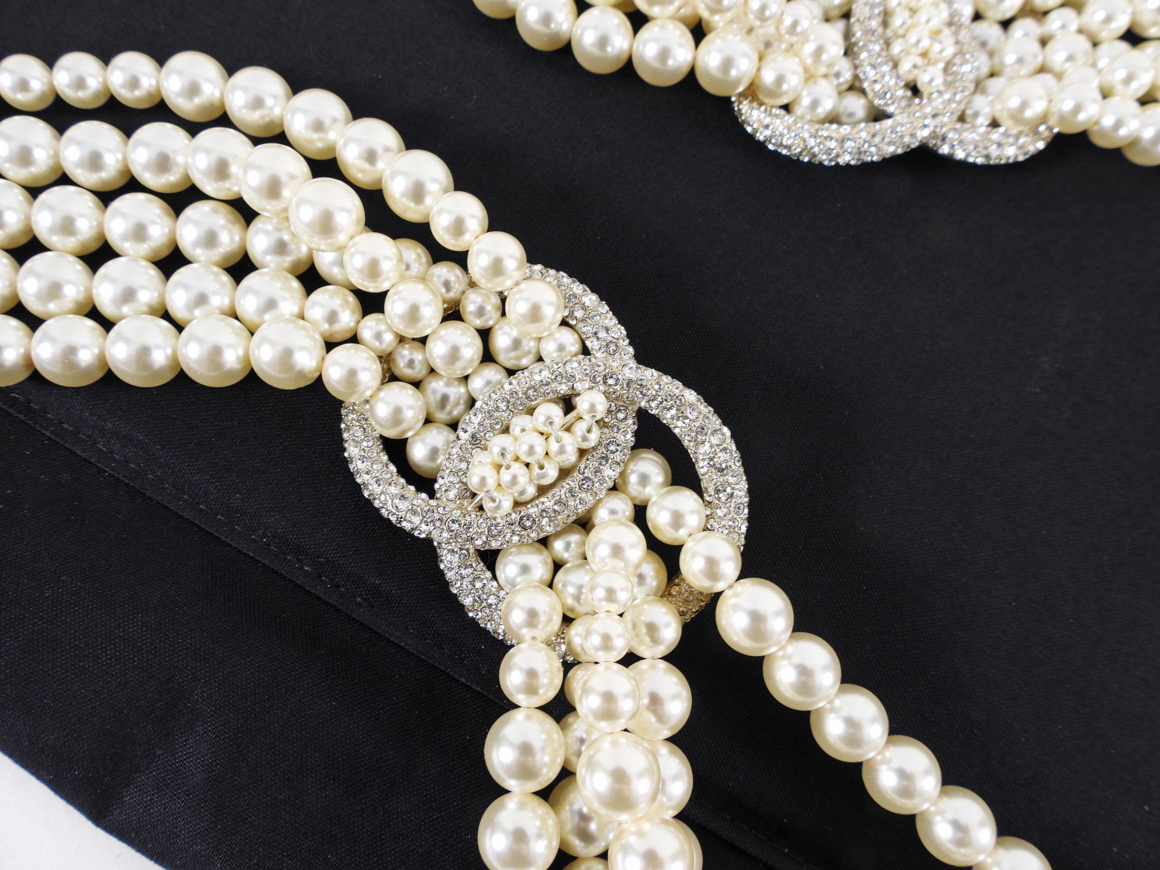 Chanel 18B Pearl Large Statement 5-Strand Necklace