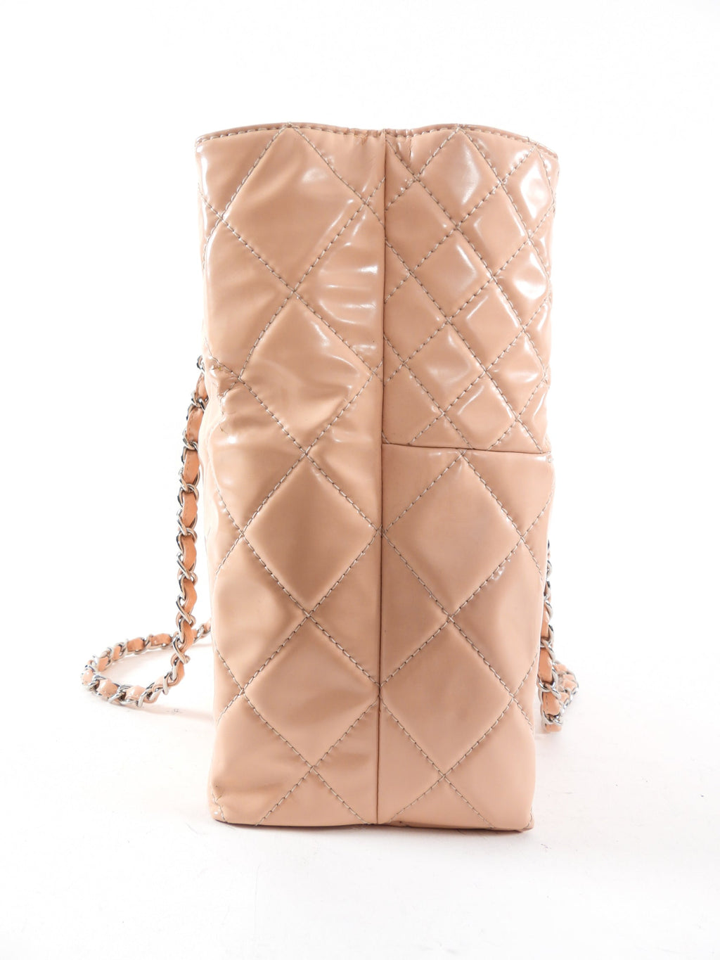Chanel Light Pink Patent In The Business Large Tote Bag
