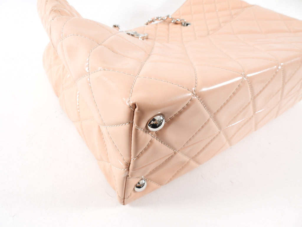 Chanel Light Pink Patent In The Business Large Tote Bag
