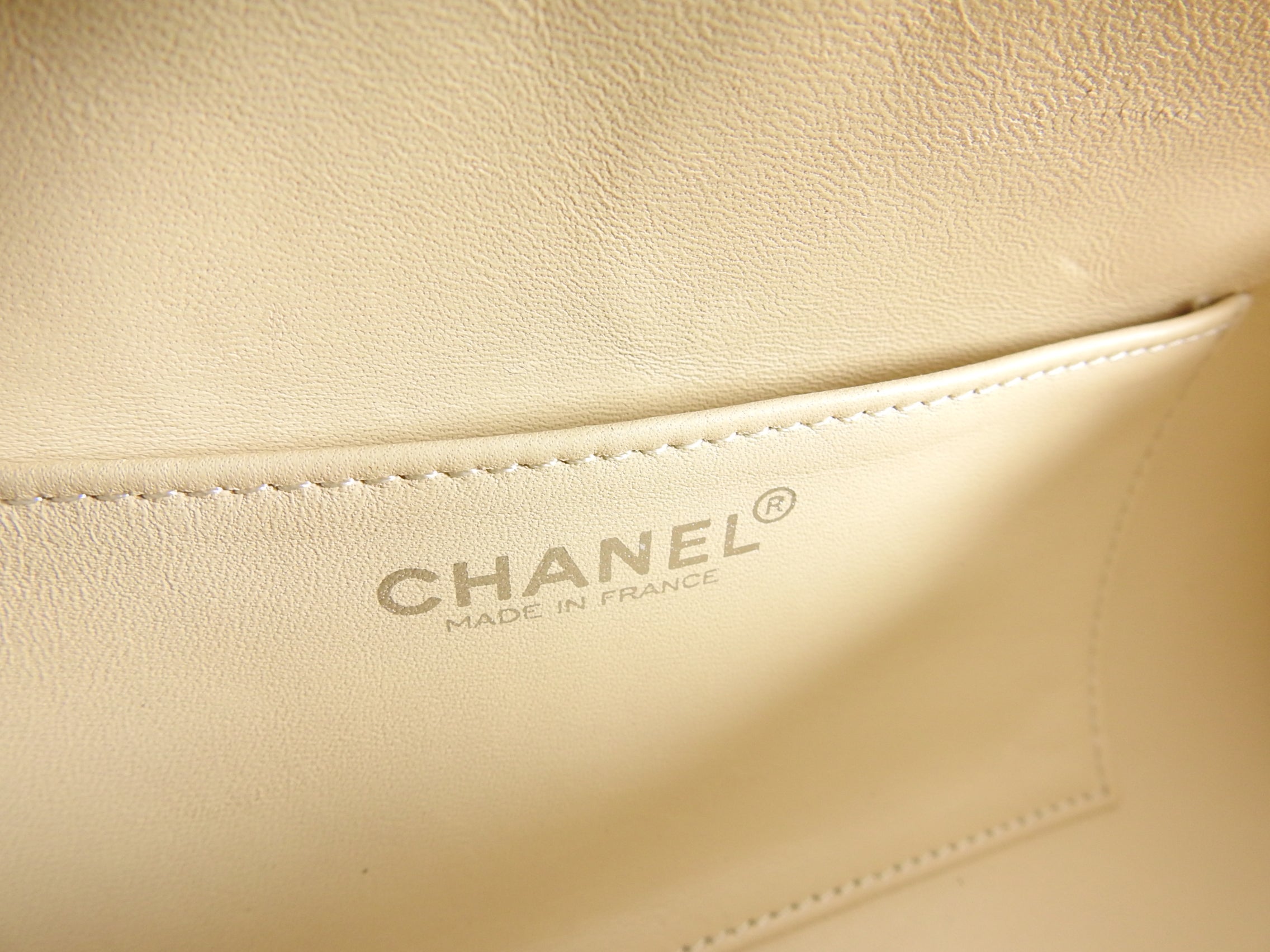Chanel Pink and Ivory CC Logo Resin Tile Barrel Bag