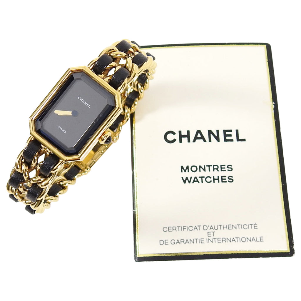 Chanel Vintage 1987 Premiere Watch Chain Link Bracelet