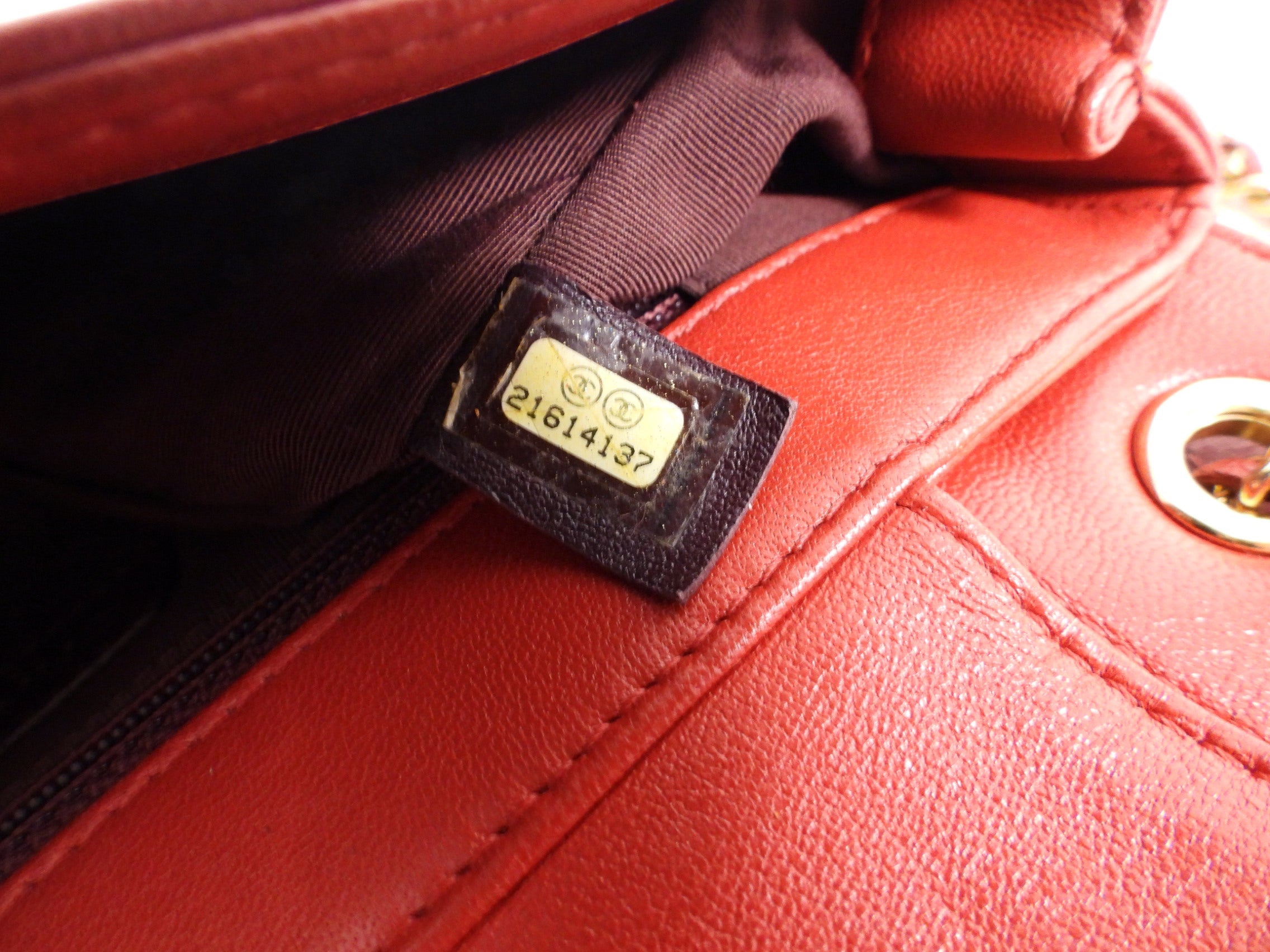 Chanel Red Leather Quilted Mademoiselle Medium Flap Bag GHW