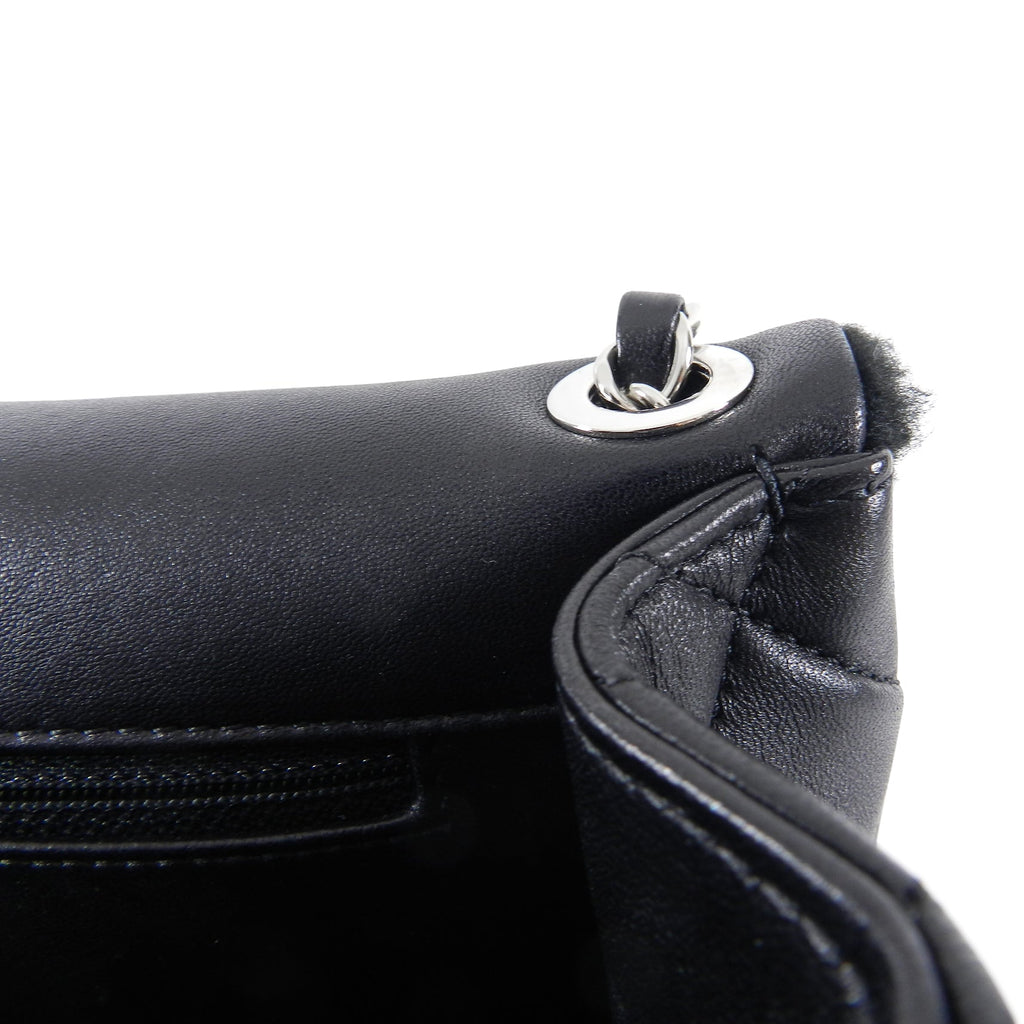 Chanel 14A Patchwork No. 5 Caption Comic Shearling jumbo flap bag