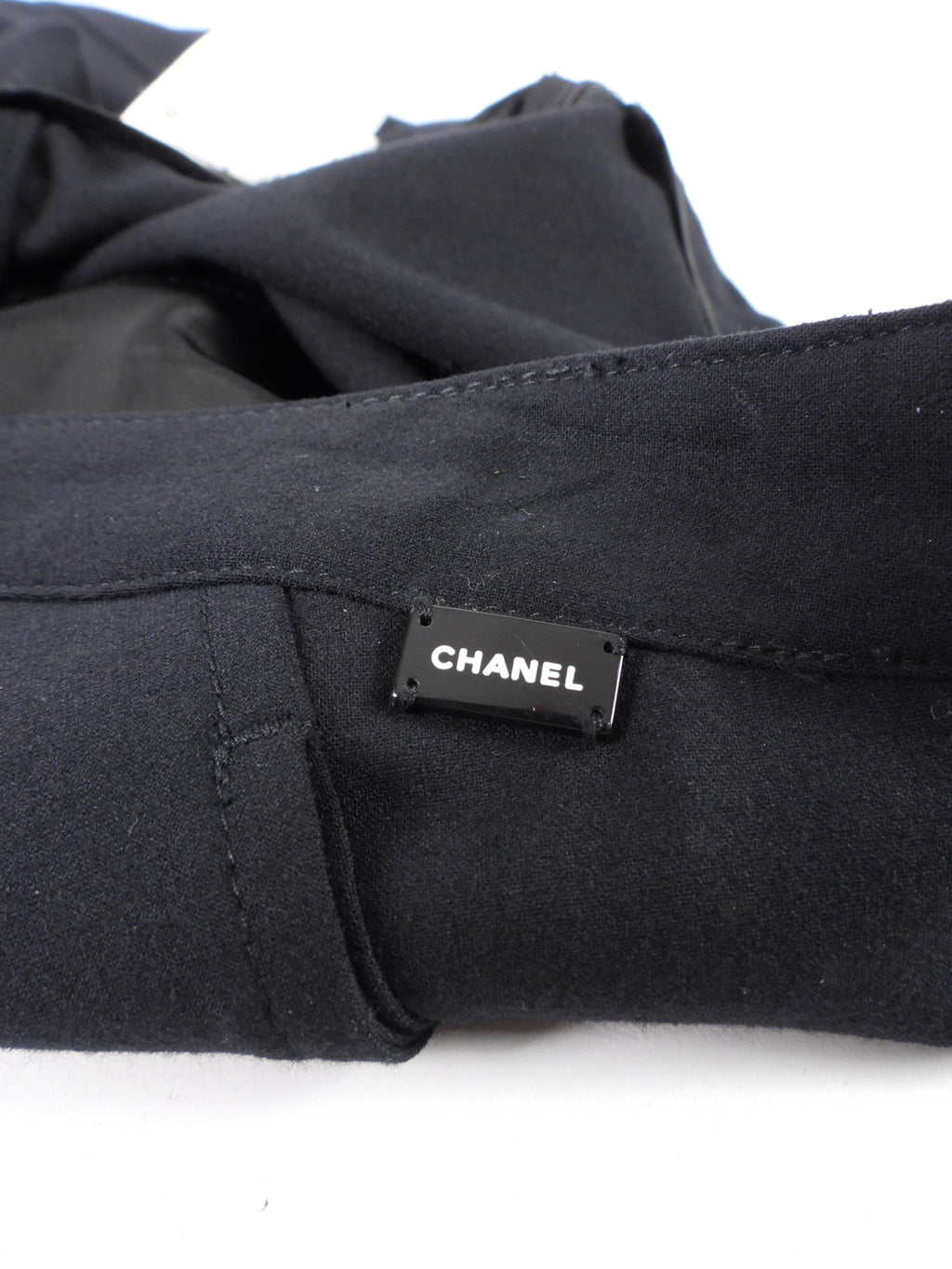 Chanel 03C Black A Line Skirt - FR42 / 10 / L