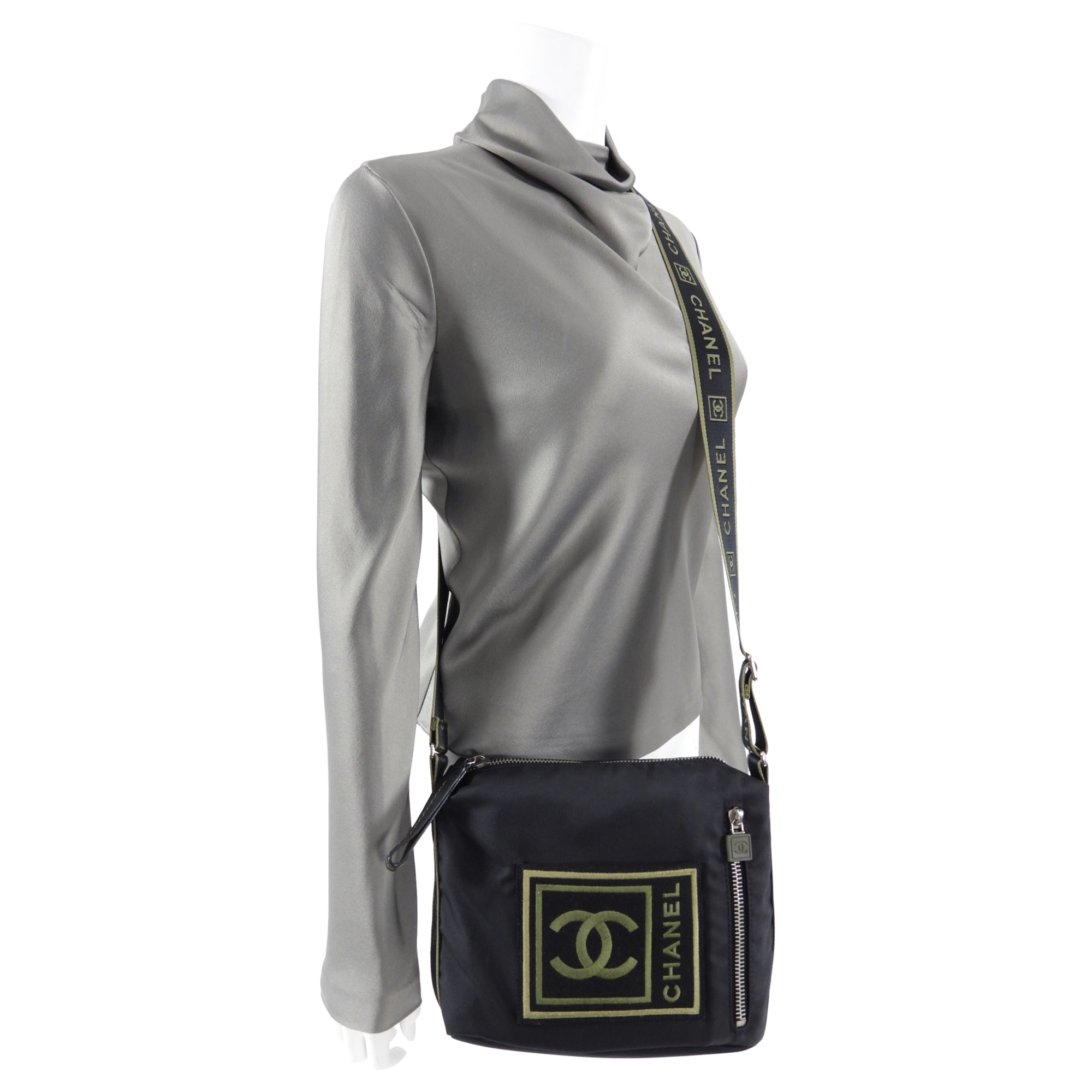 Chanel Sport Nylon Crossbody Messenger Bag