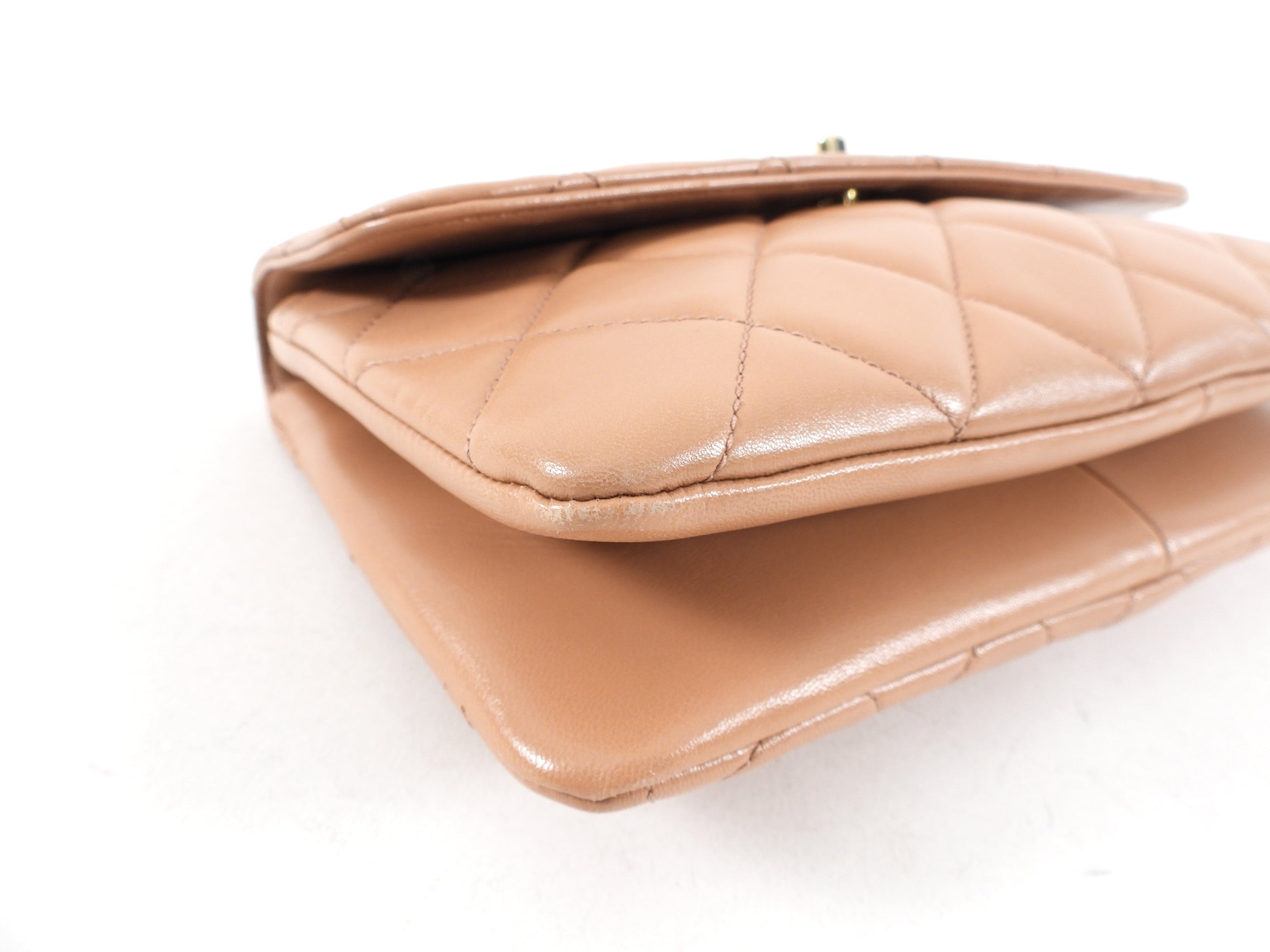 Chanel Beige Quilted Trendy CC Flap Bag