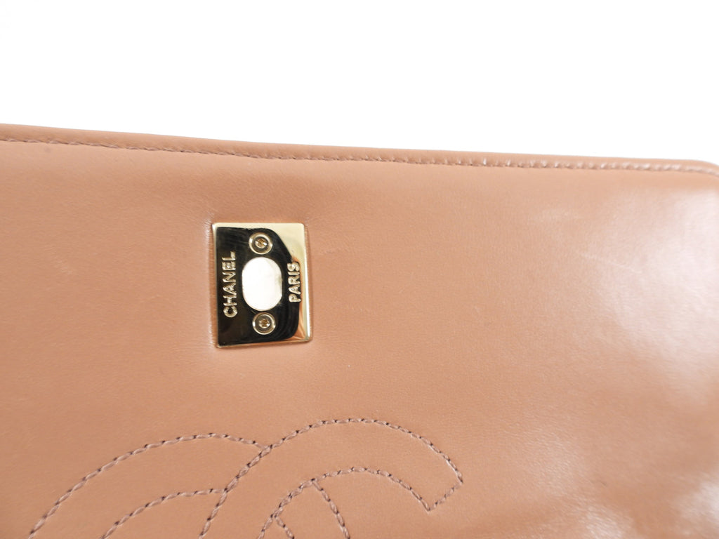 Chanel Beige Quilted Trendy CC Flap Bag