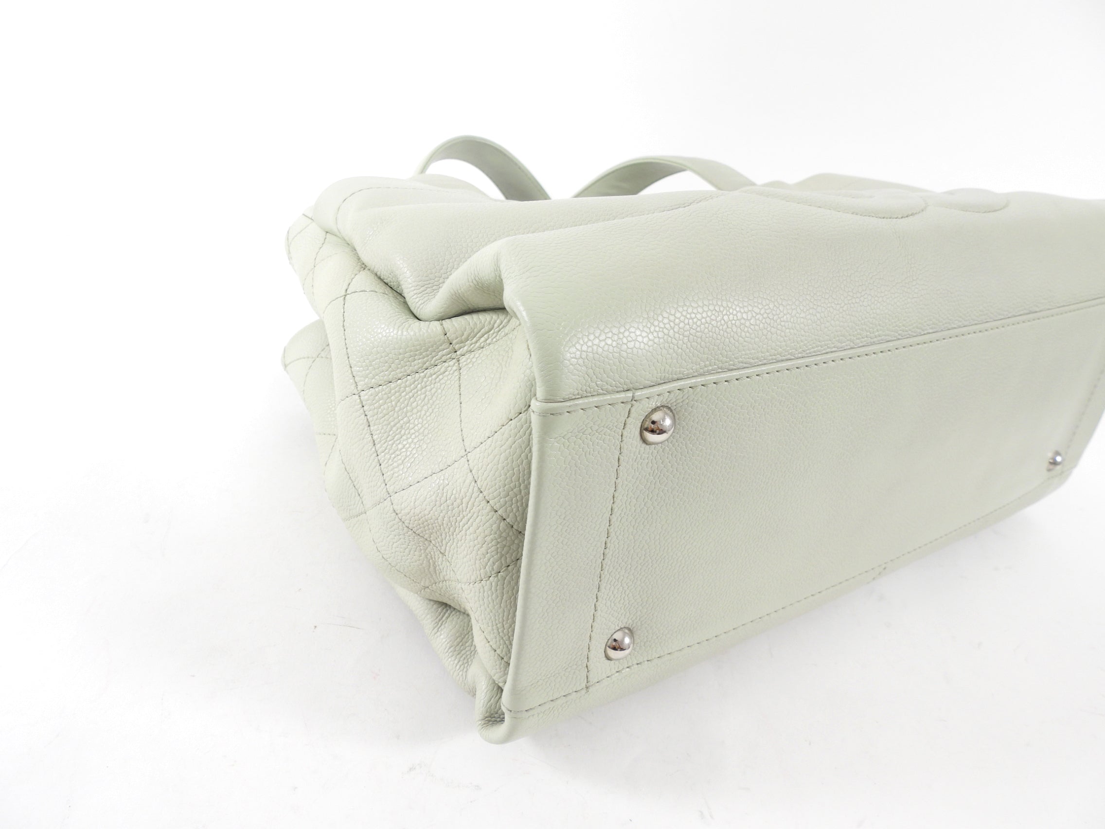 Chanel Light Grey Ultimate Executive CC Tote Bag