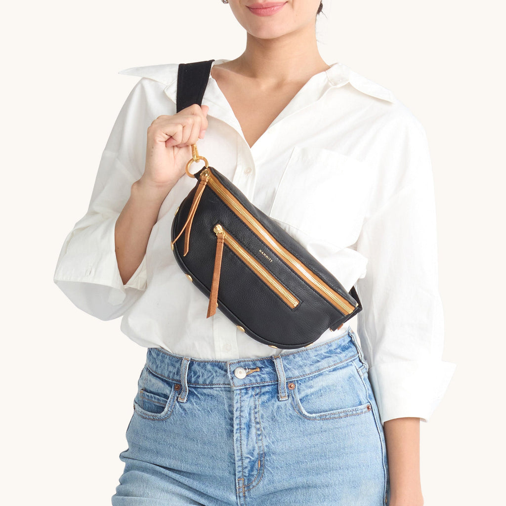 Charles Crossbody | North End/Brushed Gold | Med