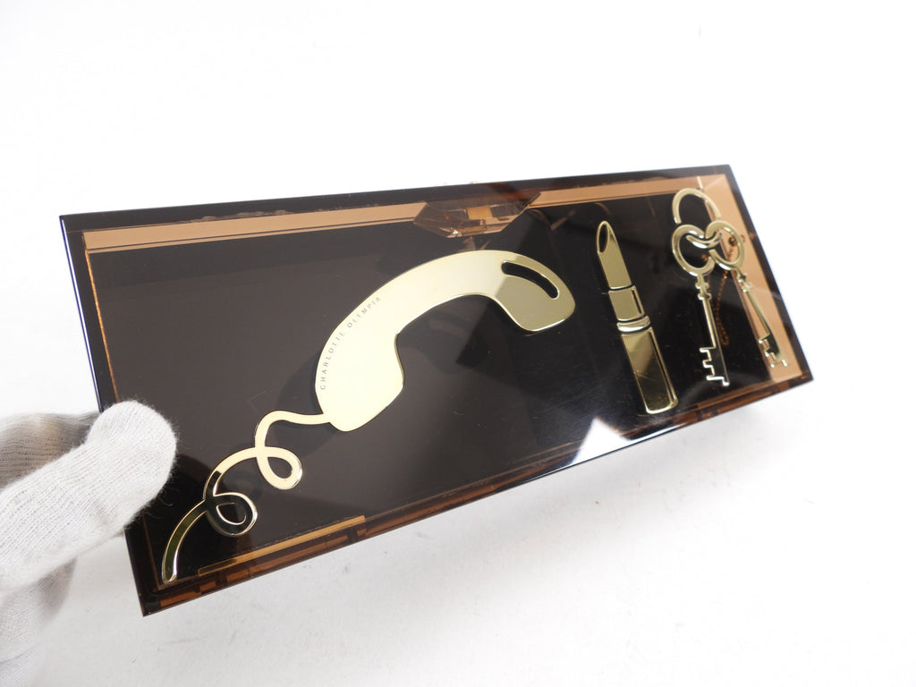 Charlotte Olympia Acrylic Resin Evening Clutch Box Bag