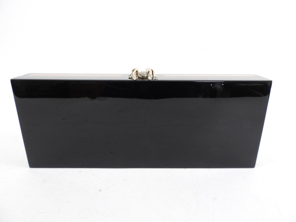 Charlotte Olympia Acrylic Resin Evening Clutch Box Bag