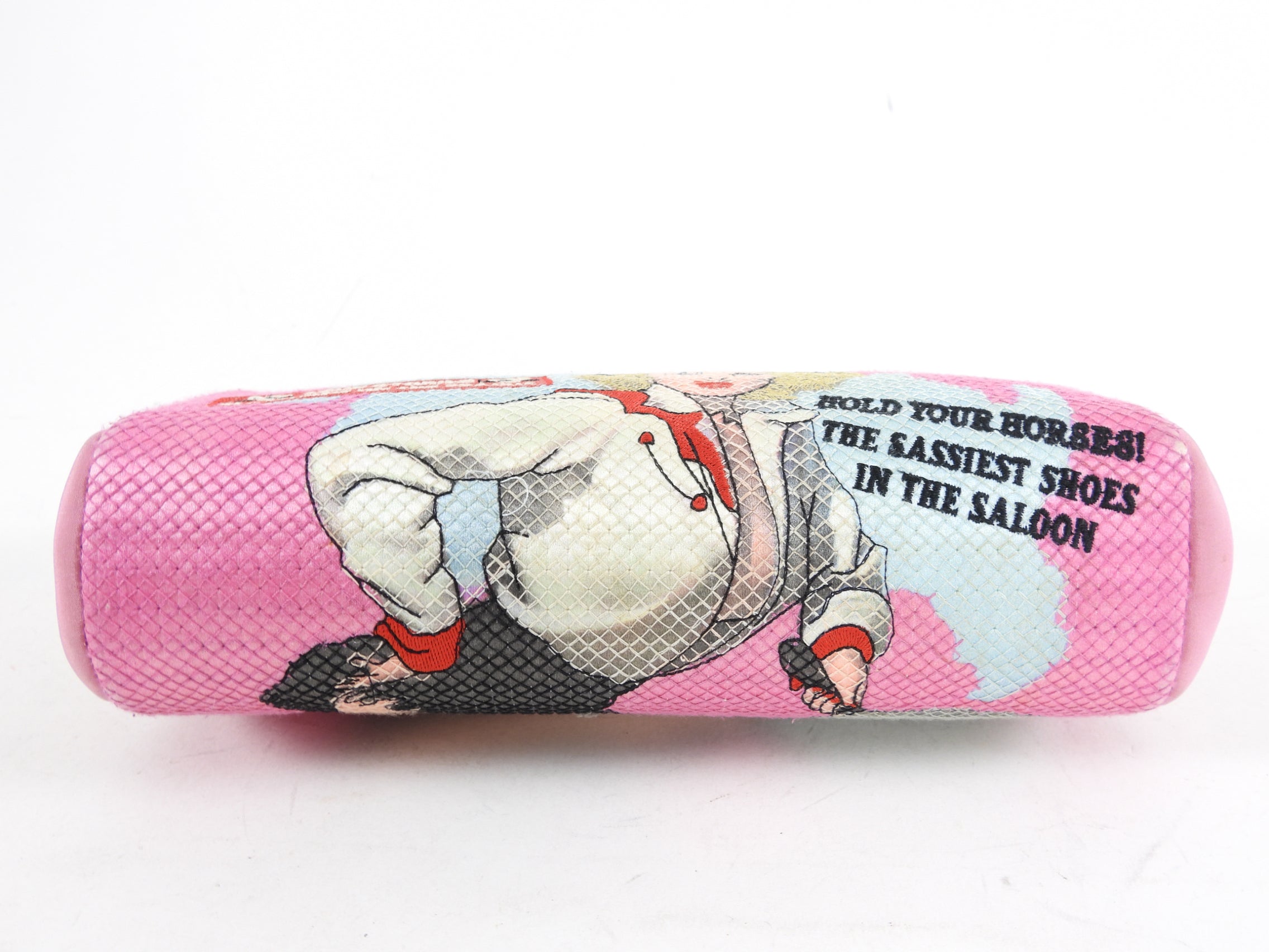 Charlotte Olympia Pink Novelty Clutch - Round Up Maggie