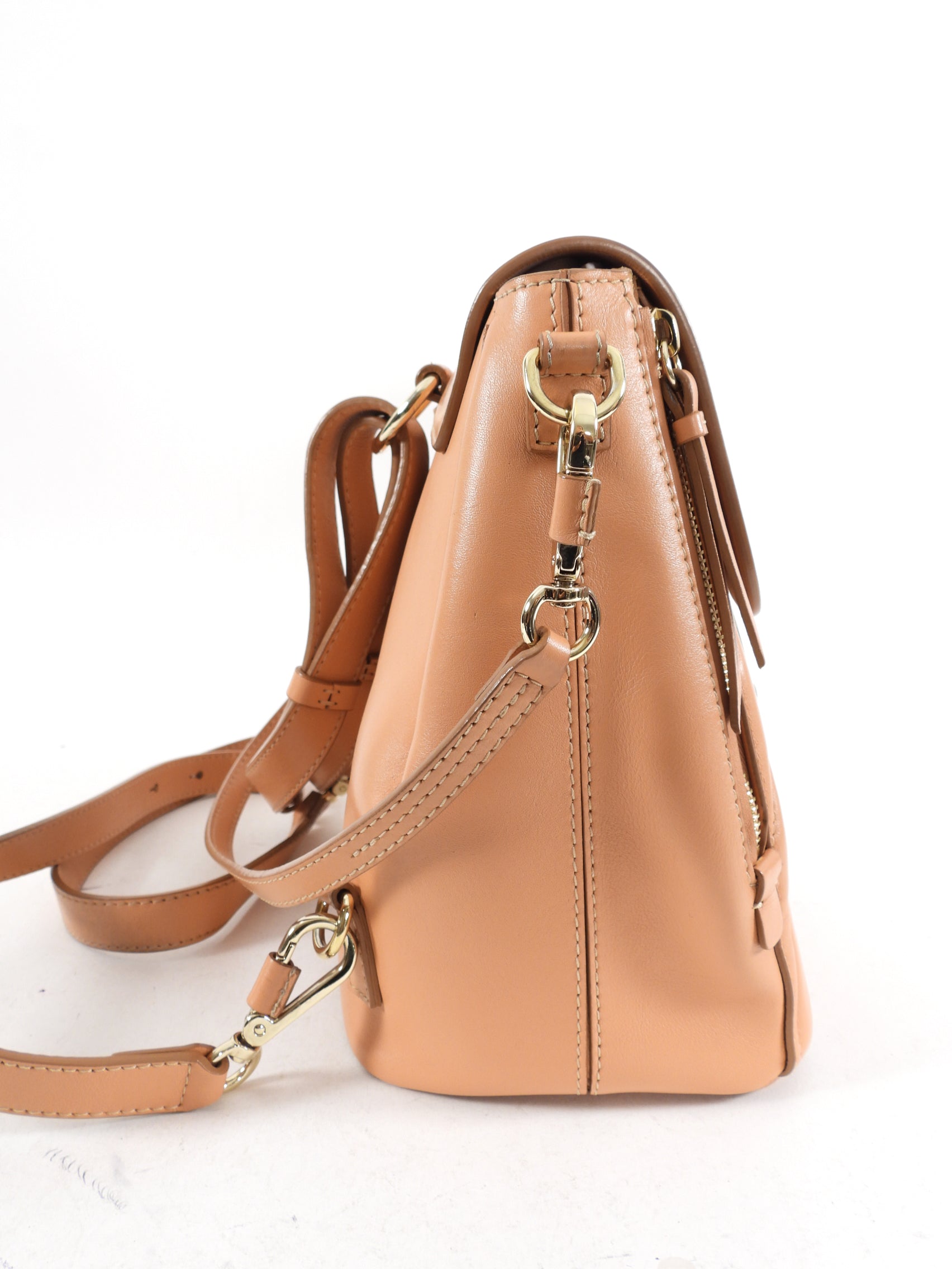 Chloe Quilted Leather Faye Backpack Bag