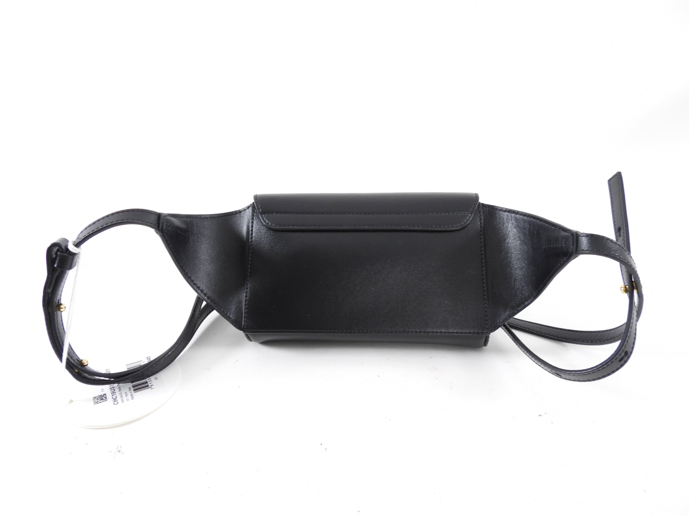 Chloe Black Leather Mini C Belt Bag