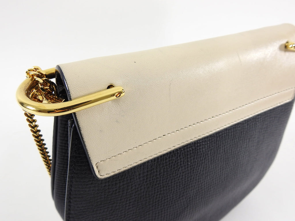 Chloe Drew Small Bicolor Chain Strap Shoulder Bag