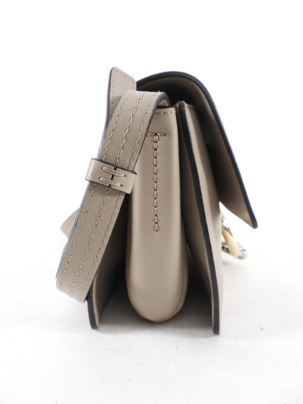 Chloe Faye Light Taupe Small Crossbody Bag
