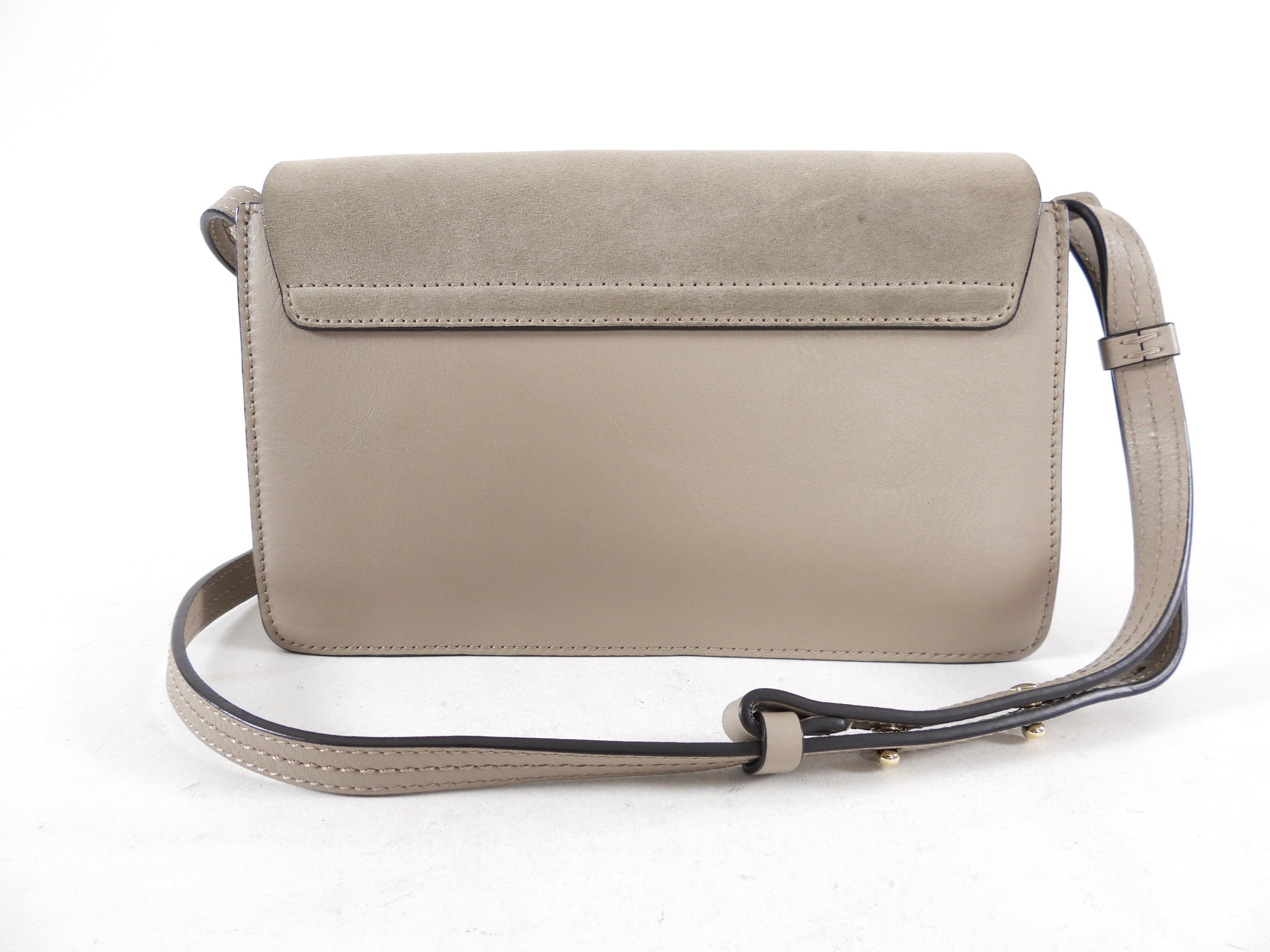 Chloe Faye Light Taupe Small Crossbody Bag