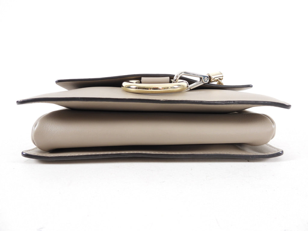 Chloe Faye Light Taupe Small Crossbody Bag