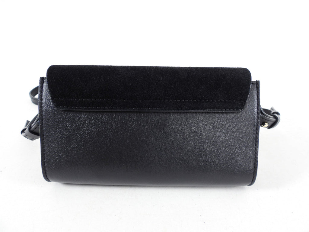Chloe Black Mini Faye Wallet on Strap Crossbody Bag