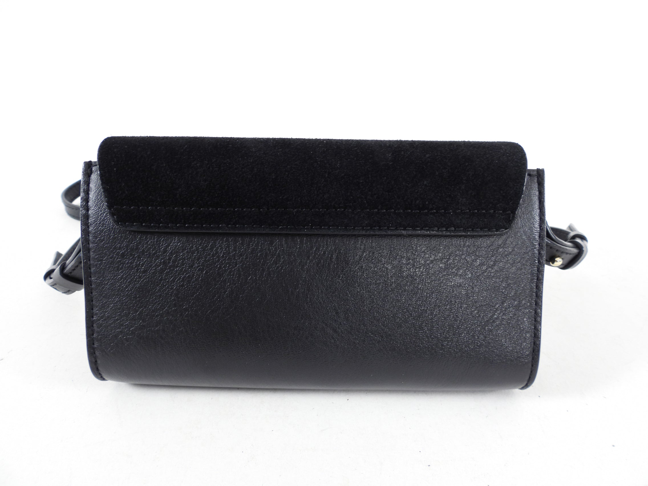 Chloe Black Mini Faye Wallet on Strap Crossbody Bag