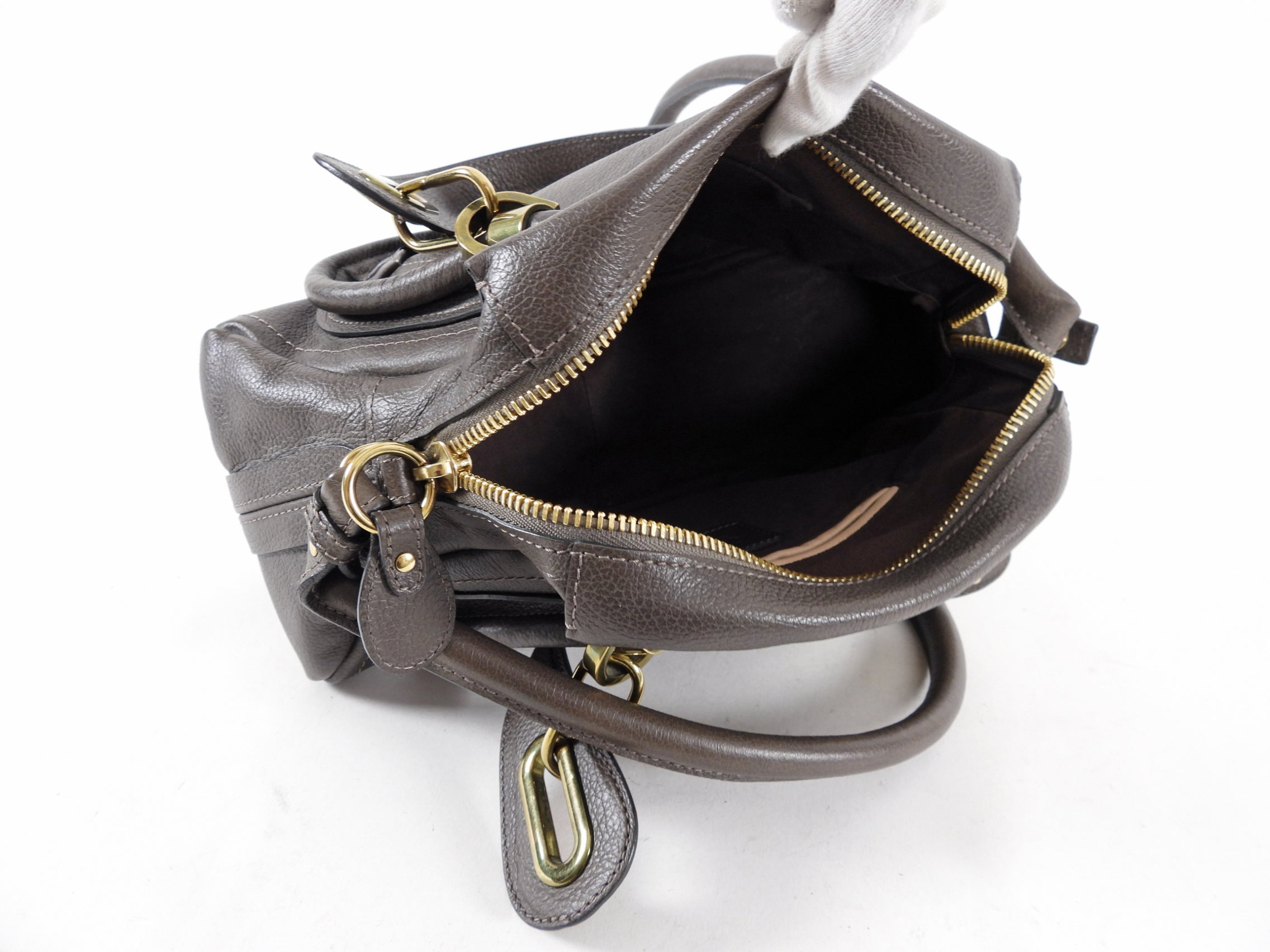 Chloe Paraty Small Taupe Rock Two-Way Bag