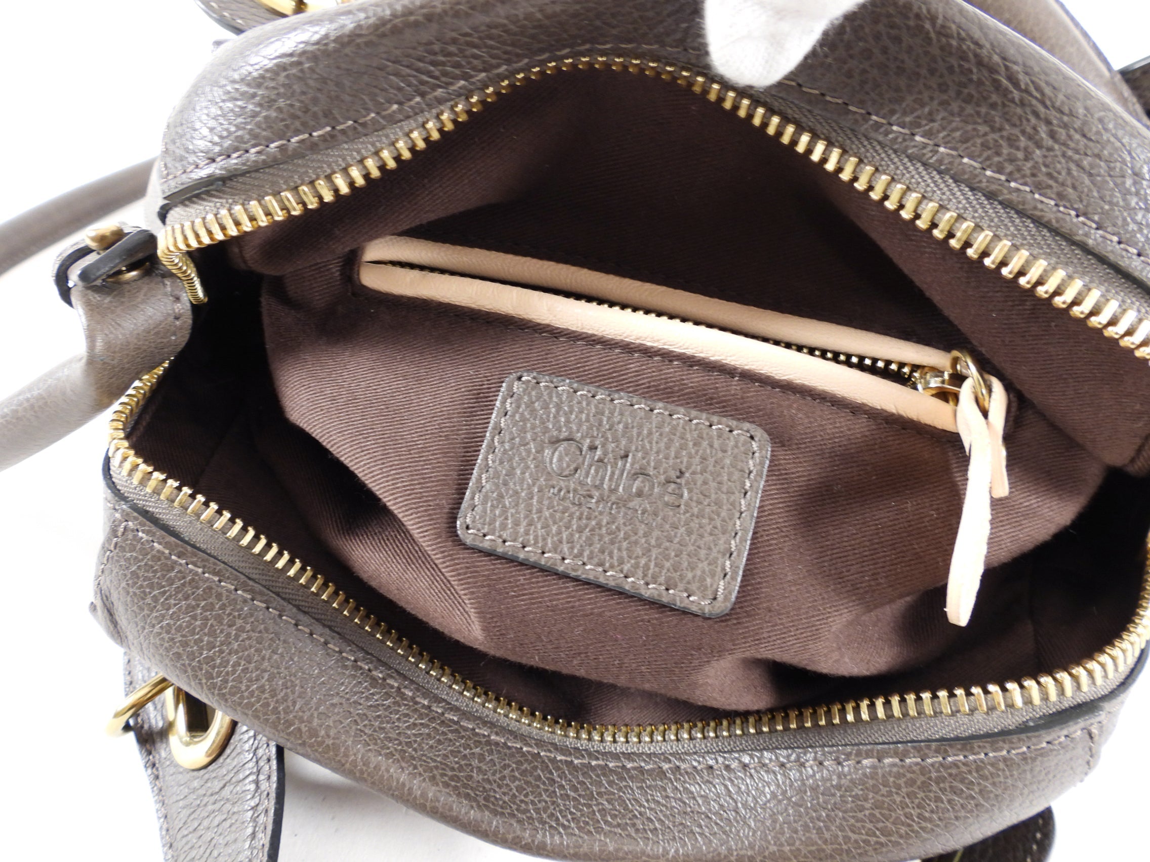 Chloe Paraty Small Taupe Rock Two-Way Bag
