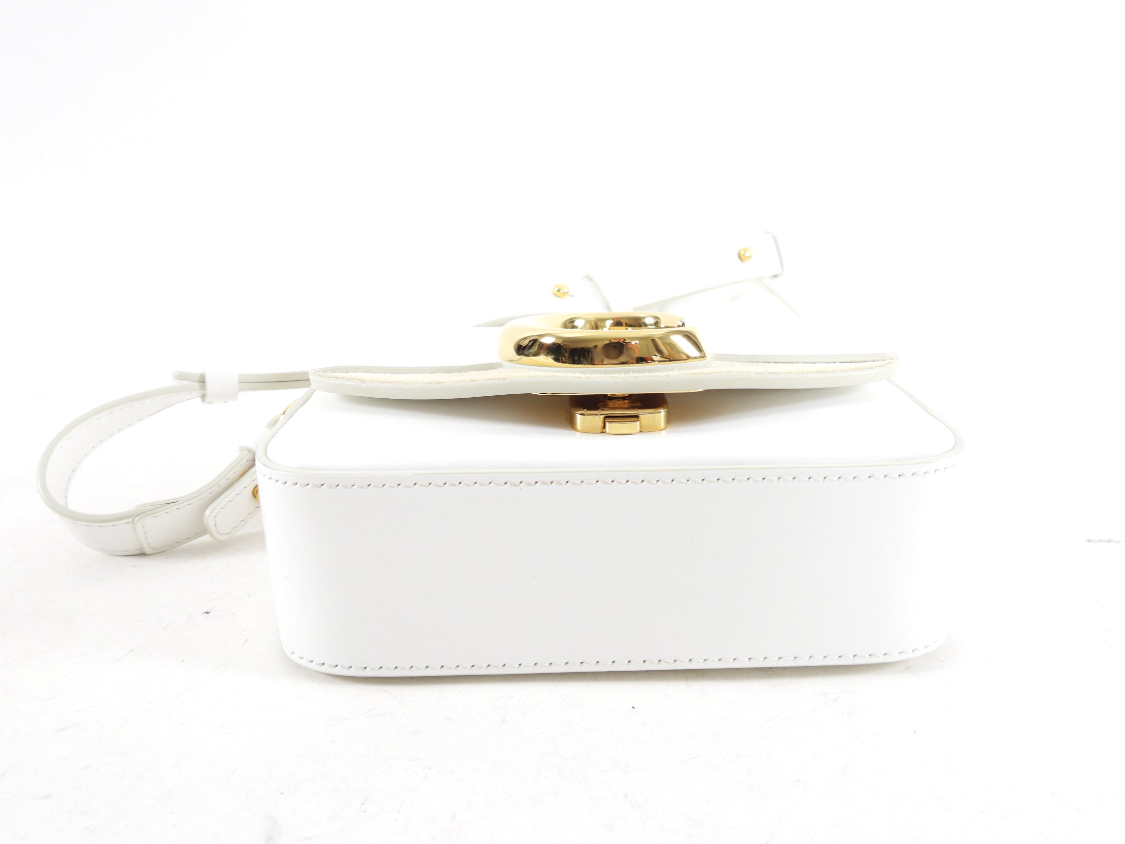 Chloe Mini C de Chloe White Crossbody Bag