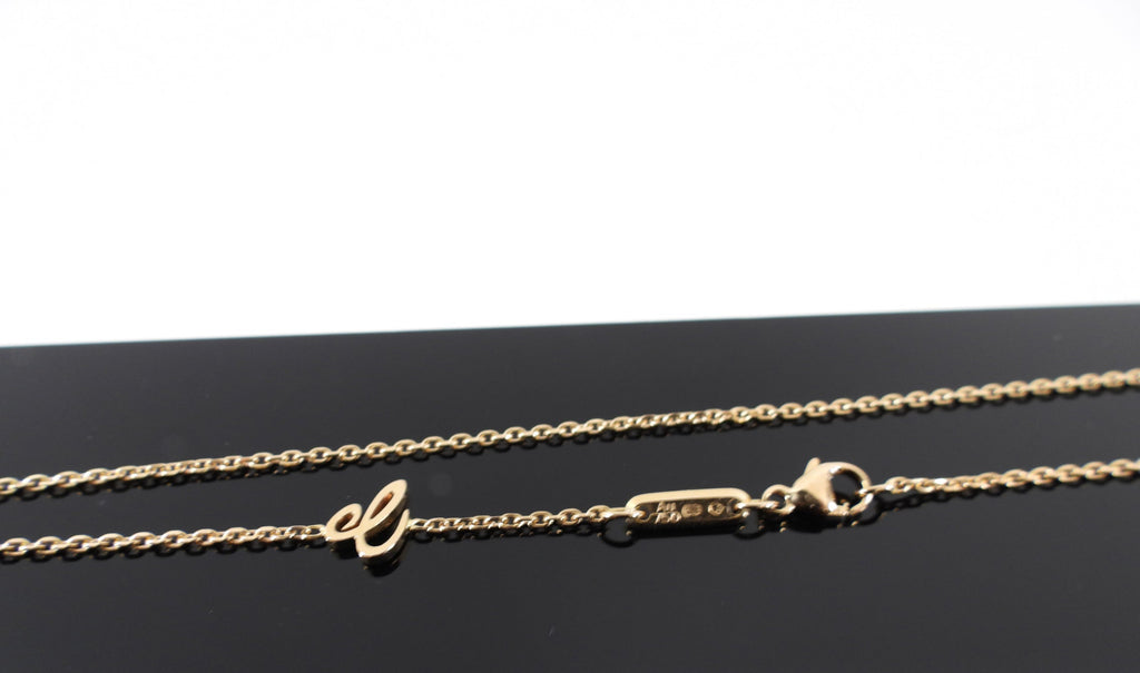 Chopard 18K Rose Gold Diamond Happy Diamond Evil Eye Pendant Necklace