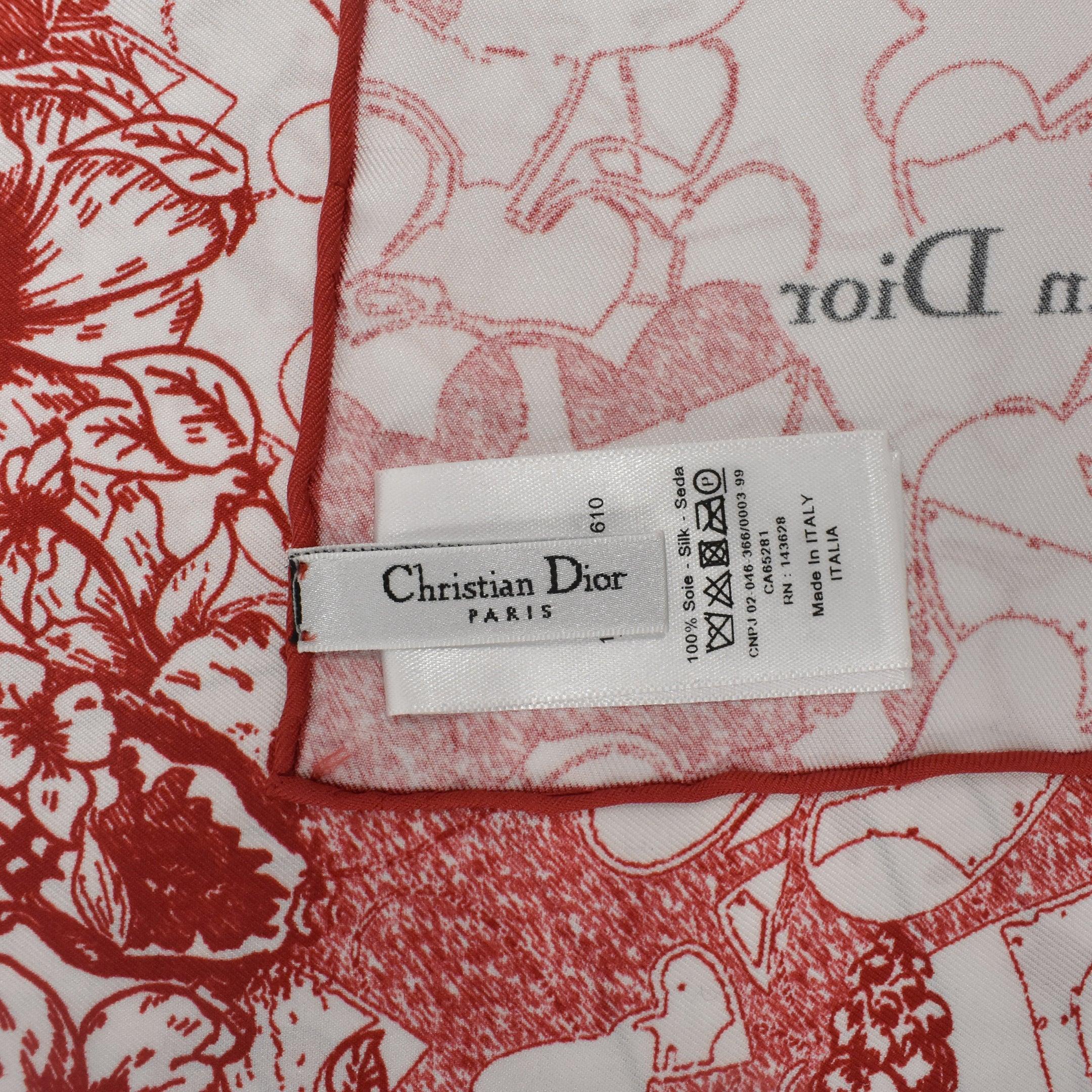 Christian Dior 'Royaume d'Amour' Scarf