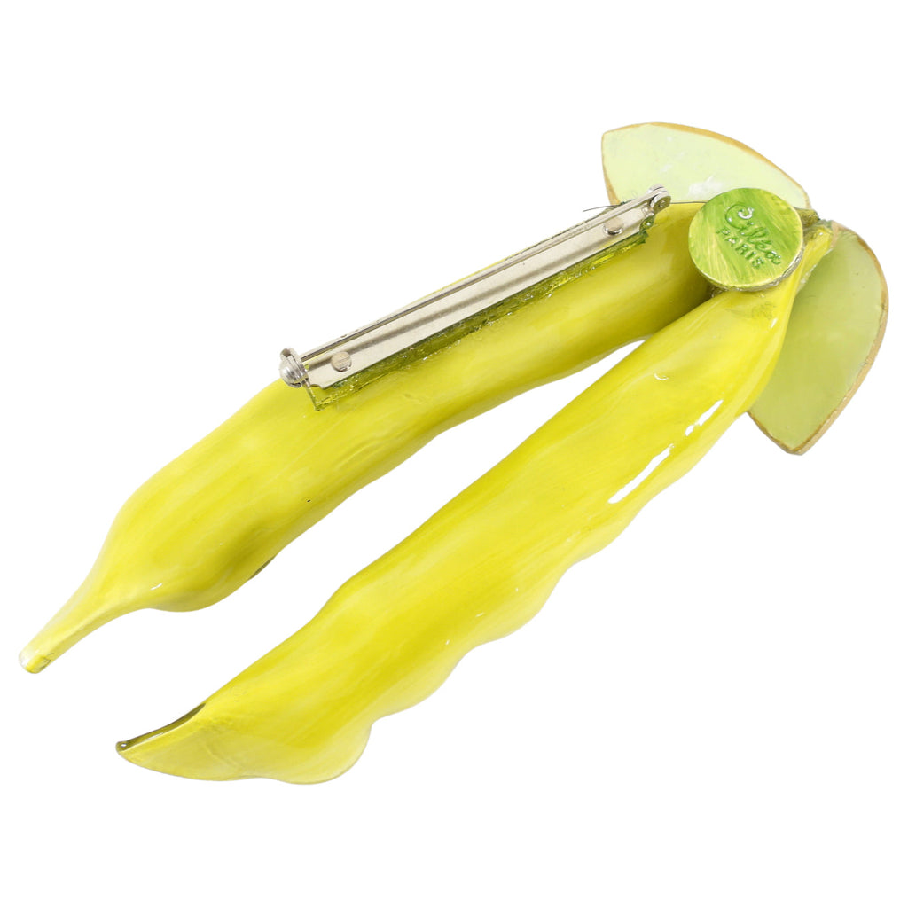 Cilea Paris Vintage Large Novelty Peas Brooch
