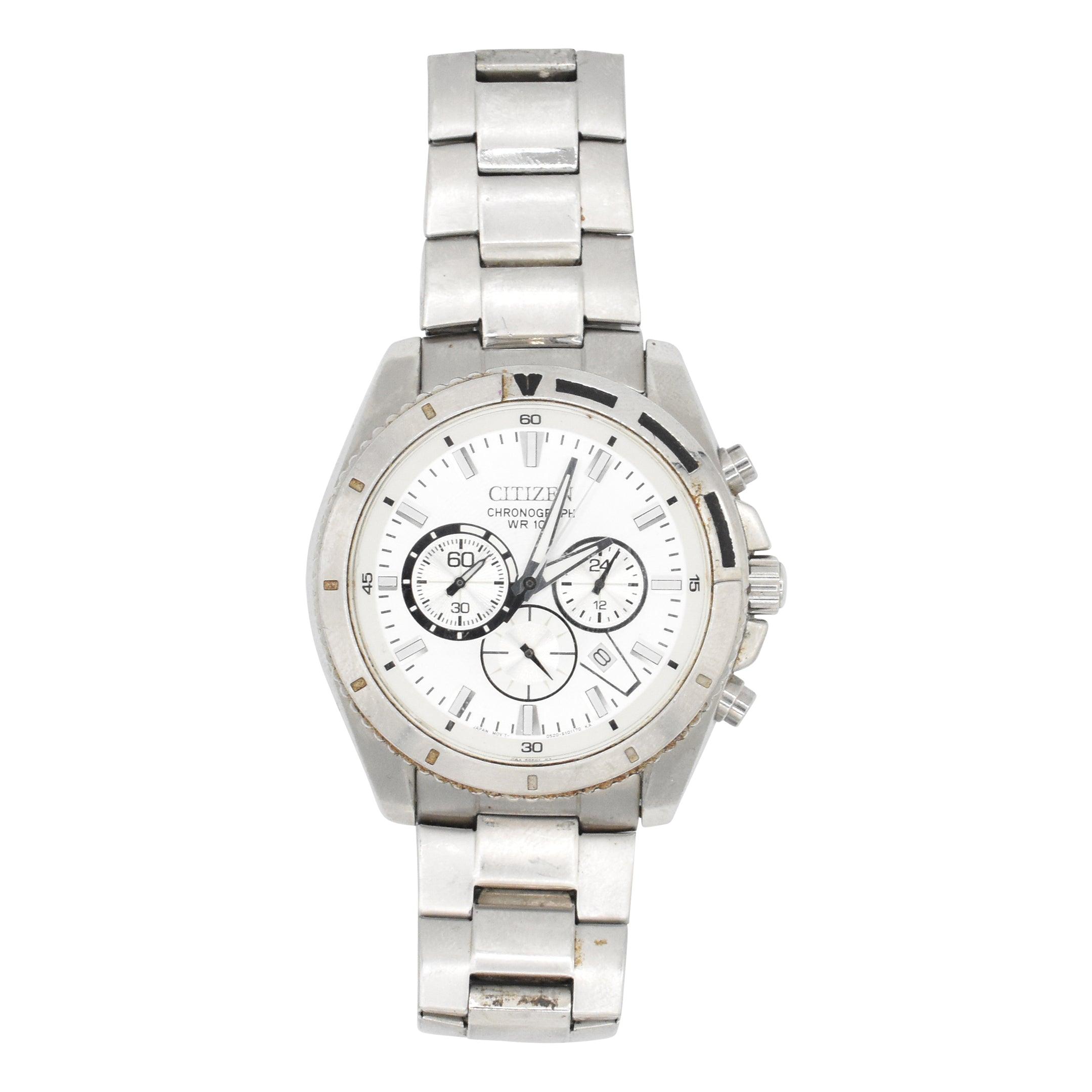 Citizen 'Chronograph WR 100' Watch